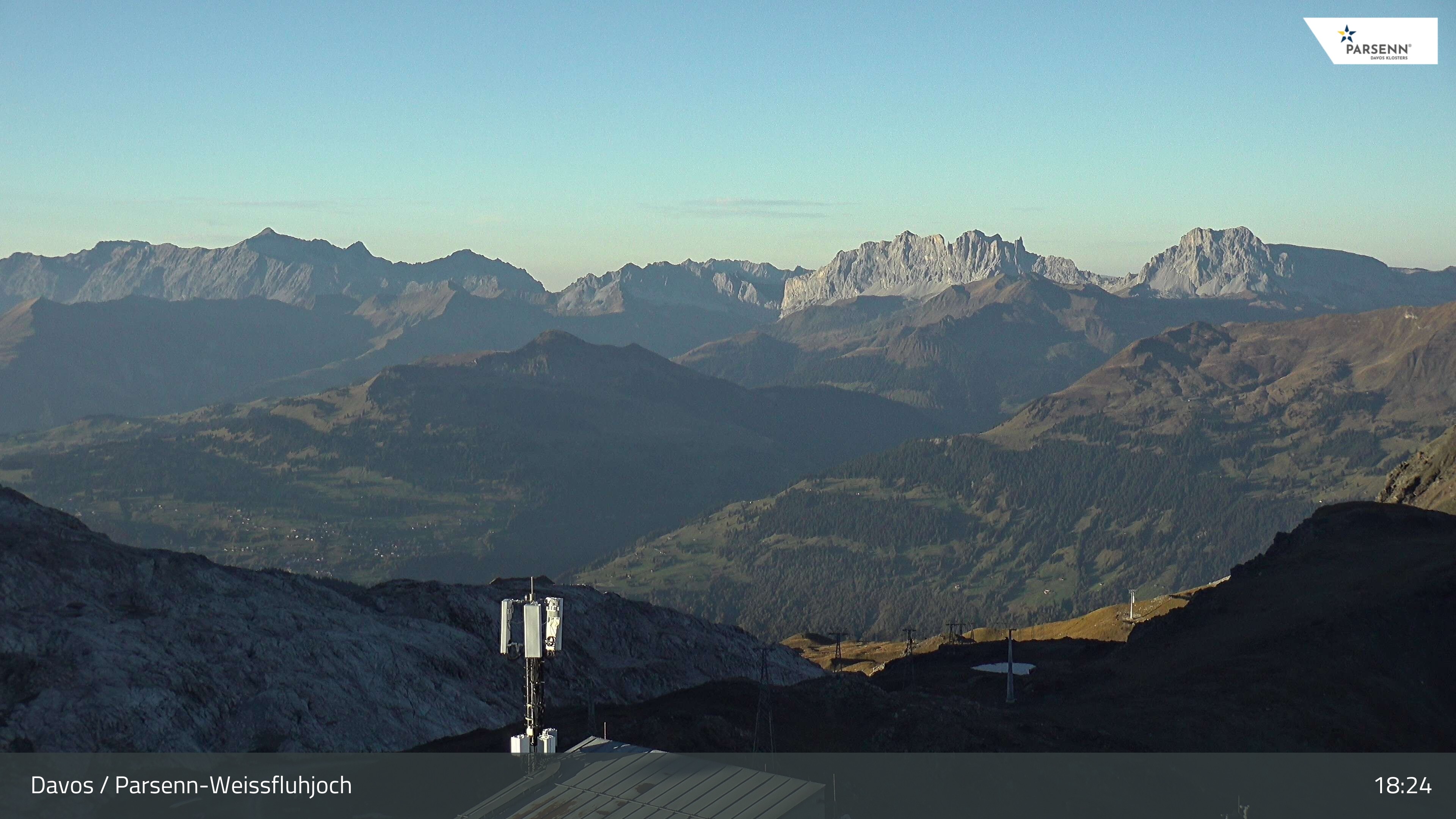 Archived image Webcam Weissfluhjoch, Davos Klosters