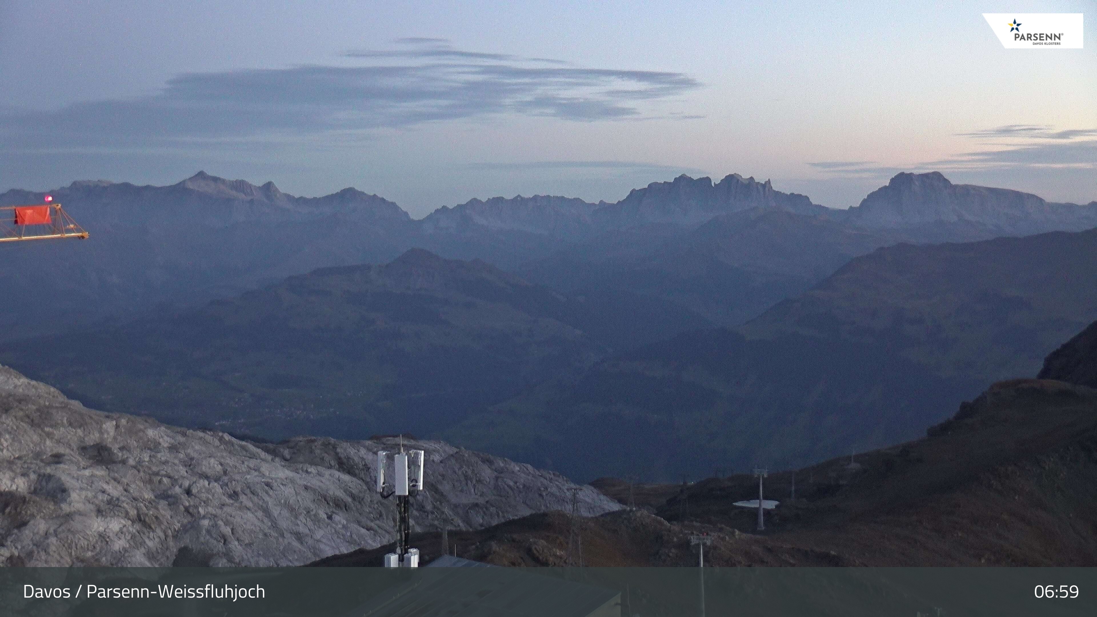 Archiv Foto Webcam Weissfluhjoch - Schifer