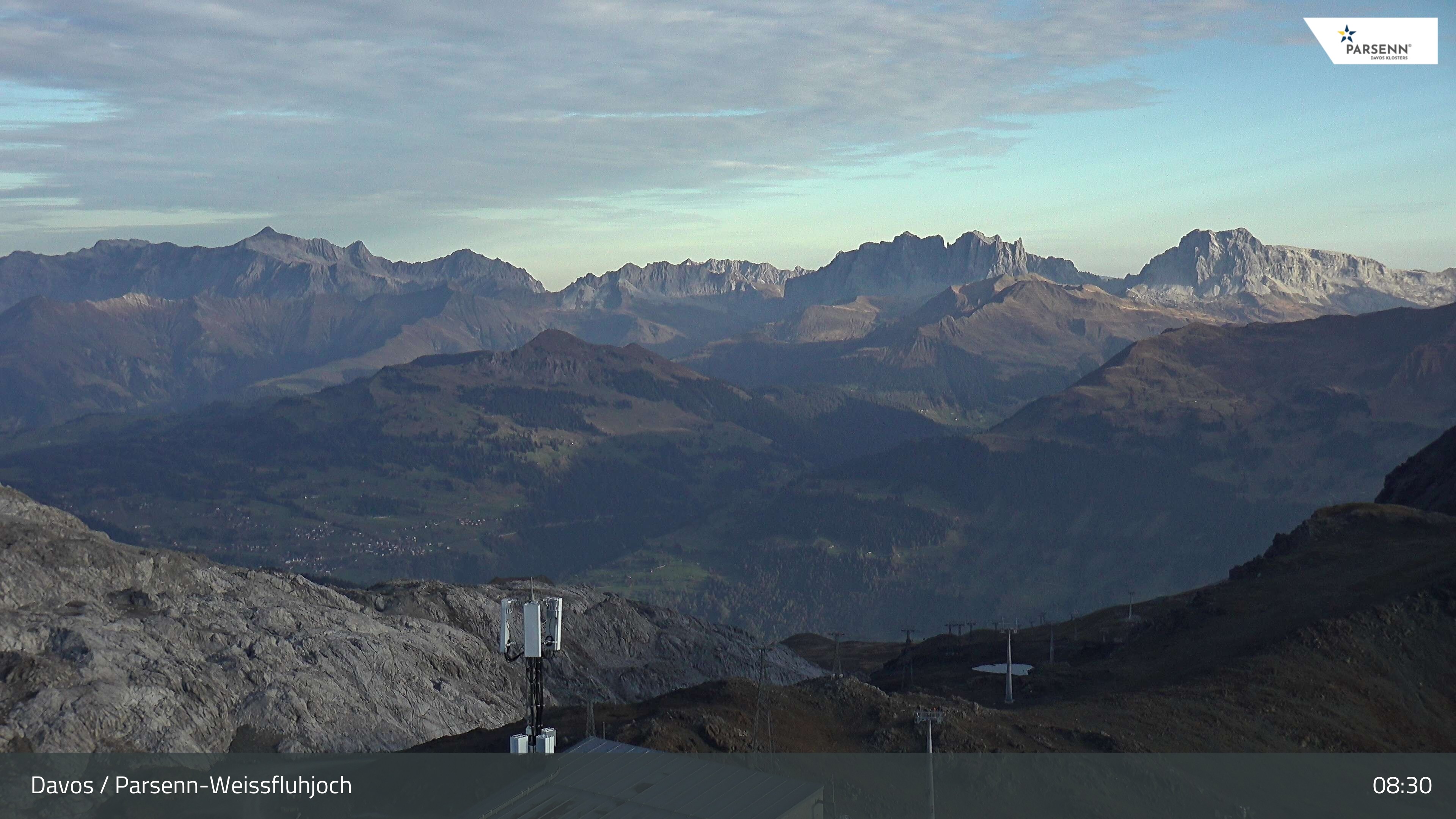 Archiv Foto Webcam Weissfluhjoch - Schifer