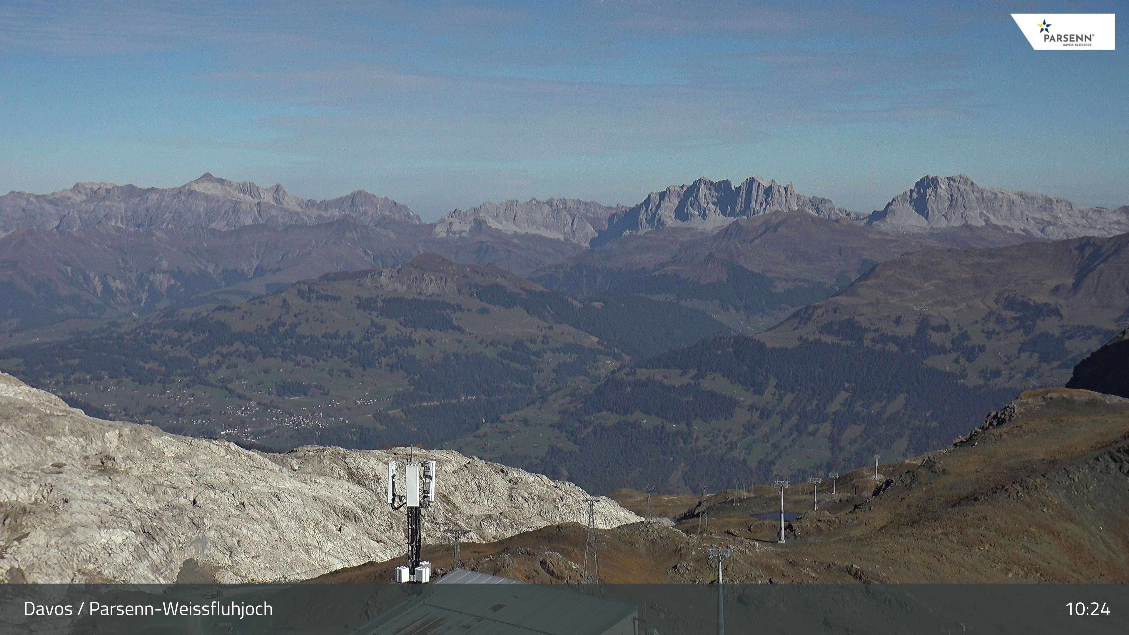 Archiv Foto Webcam Weissfluhjoch - Schifer