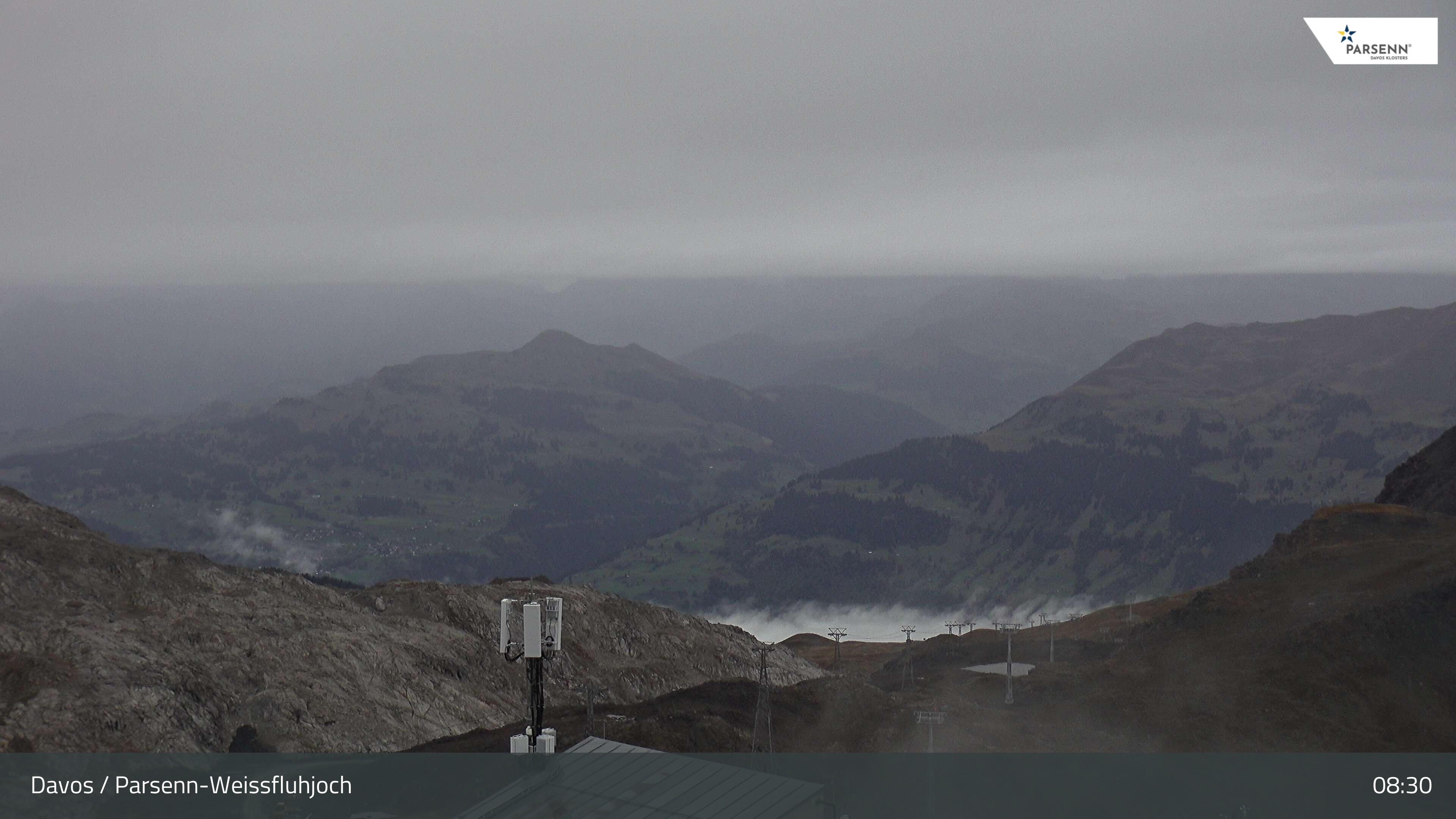Archiv Foto Webcam Weissfluhjoch - Schifer