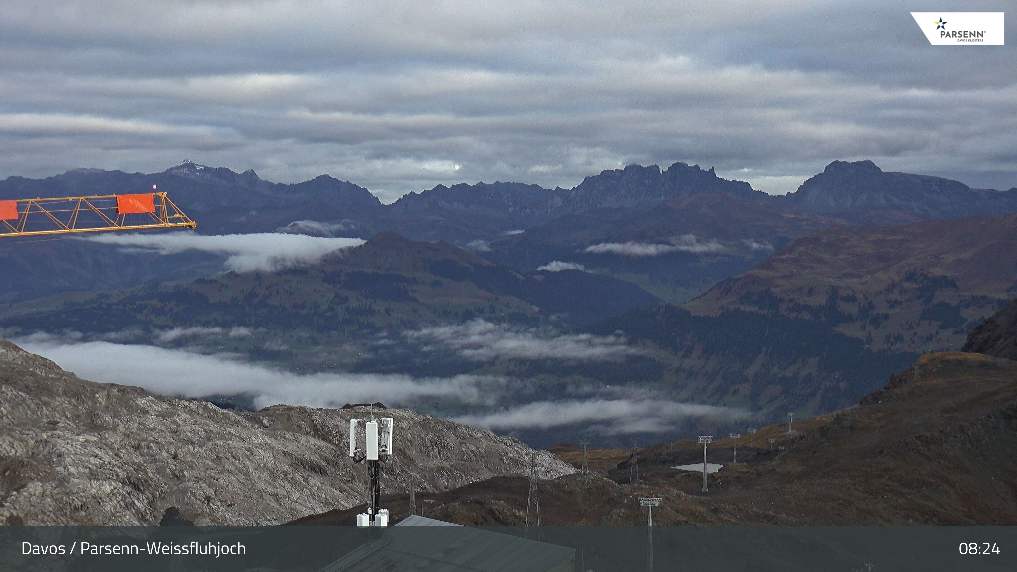 Archiv Foto Webcam Weissfluhjoch - Schifer
