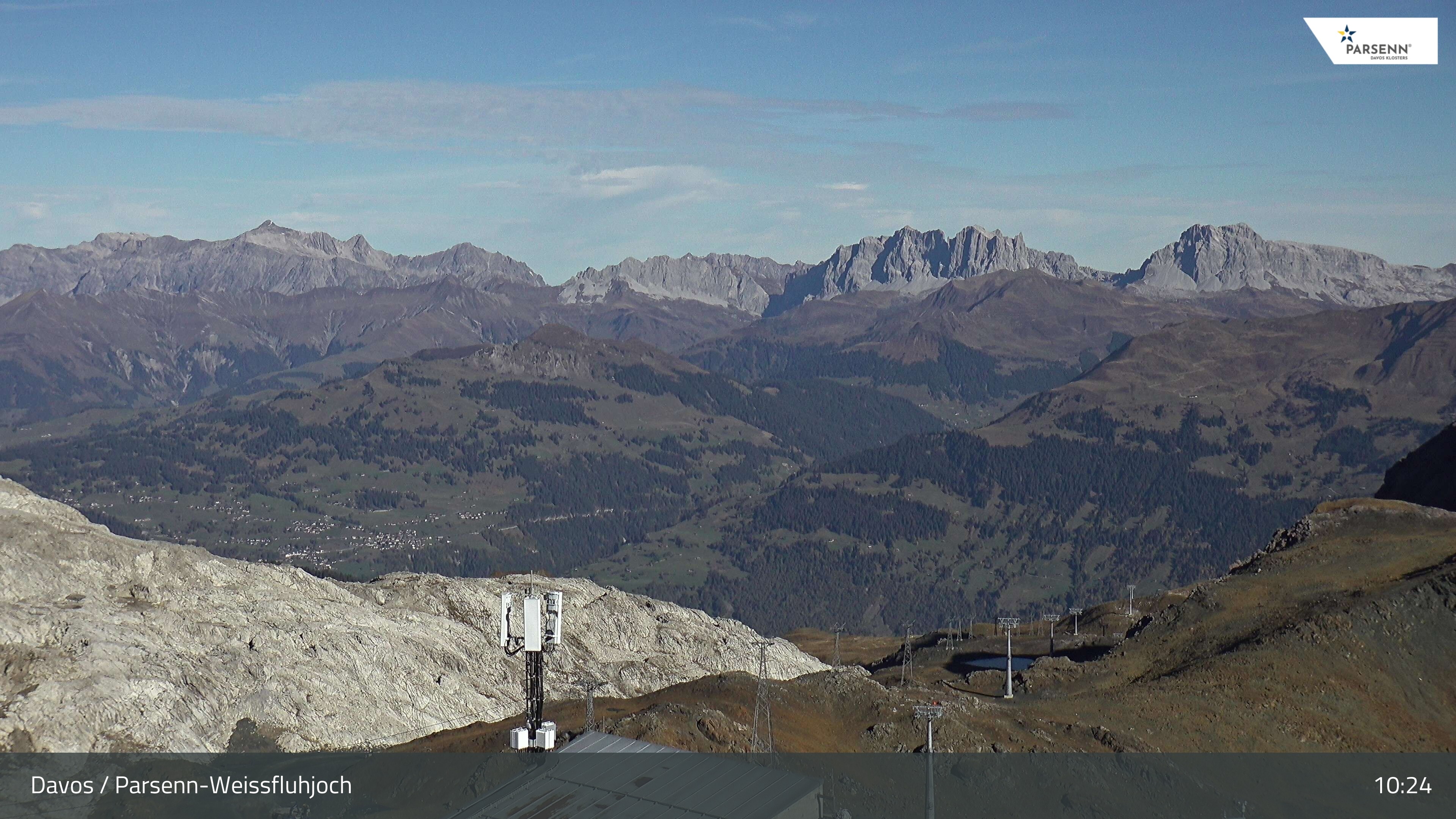 Archived image Webcam Weissfluhjoch, Davos Klosters