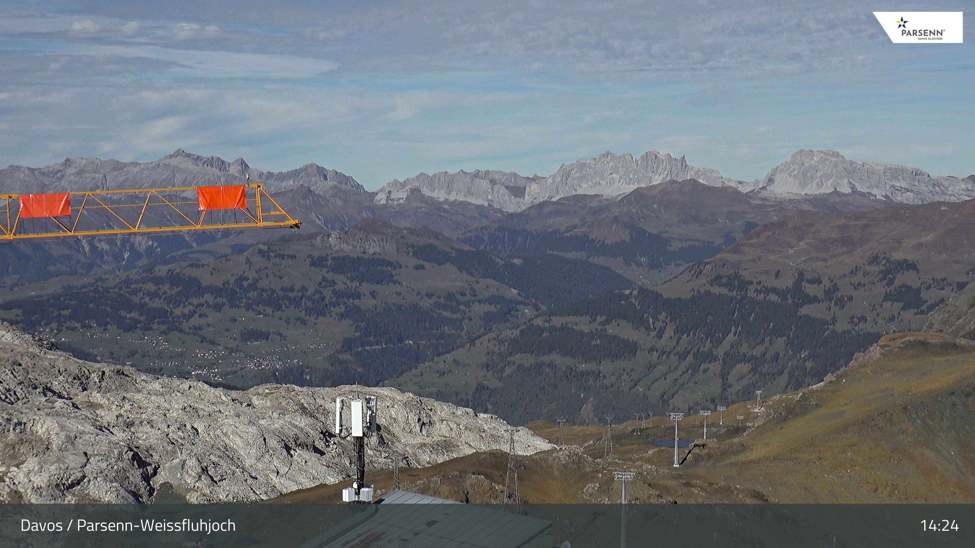Archived image Webcam Weissfluhjoch, Davos Klosters