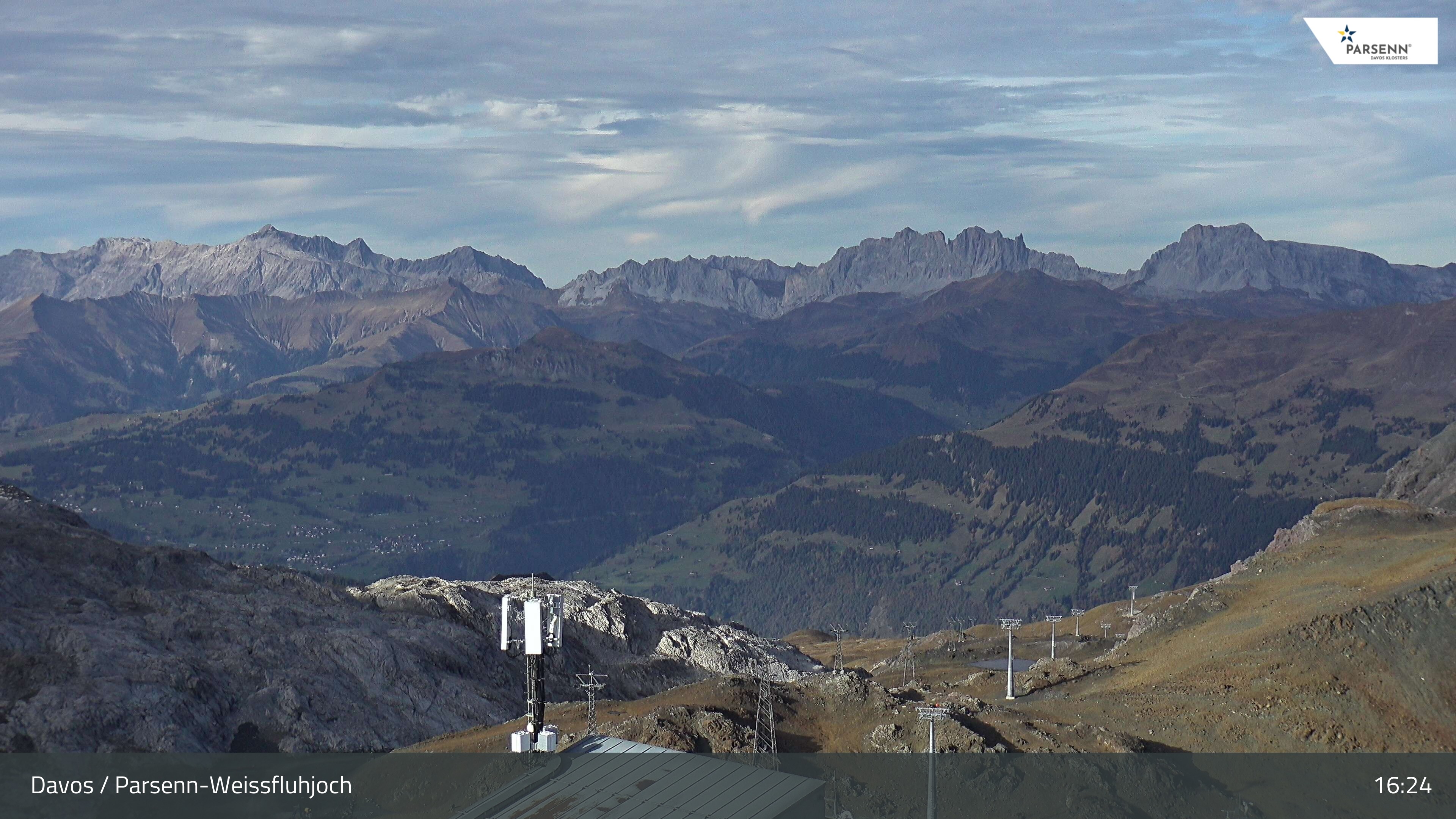 Archived image Webcam Weissfluhjoch, Davos Klosters