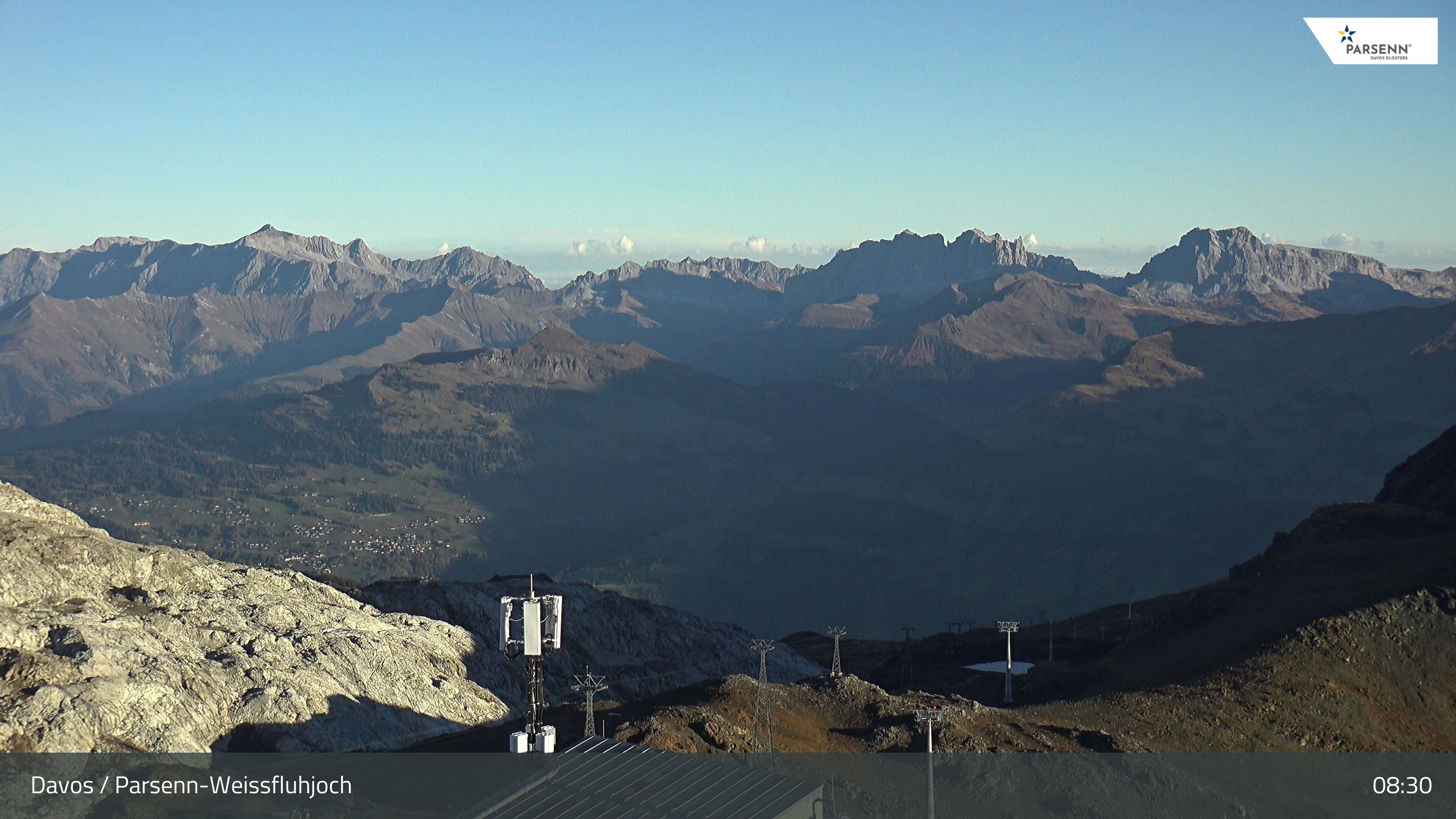 Archiv Foto Webcam Weissfluhjoch - Schifer