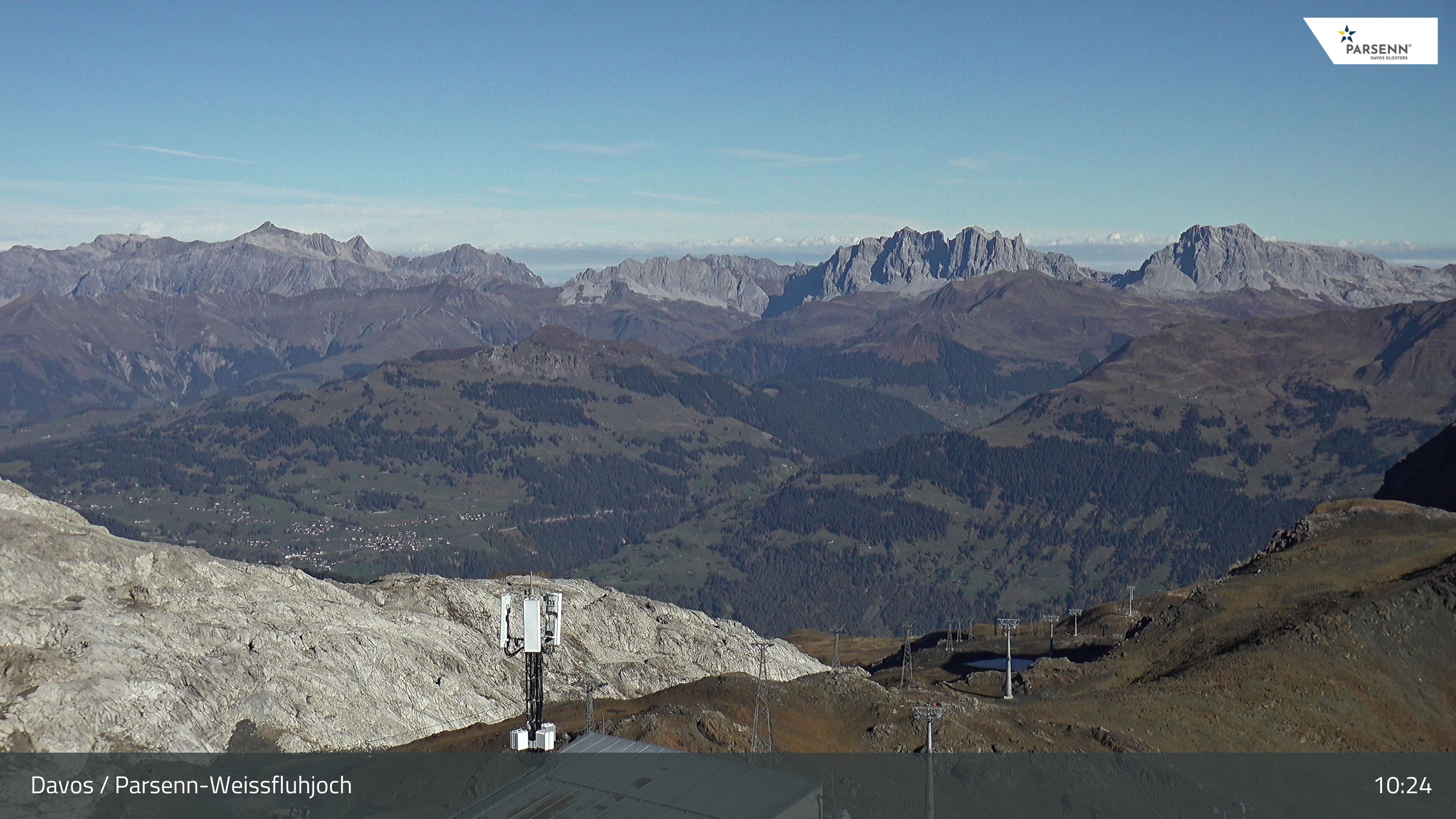 Archiv Foto Webcam Weissfluhjoch - Schifer