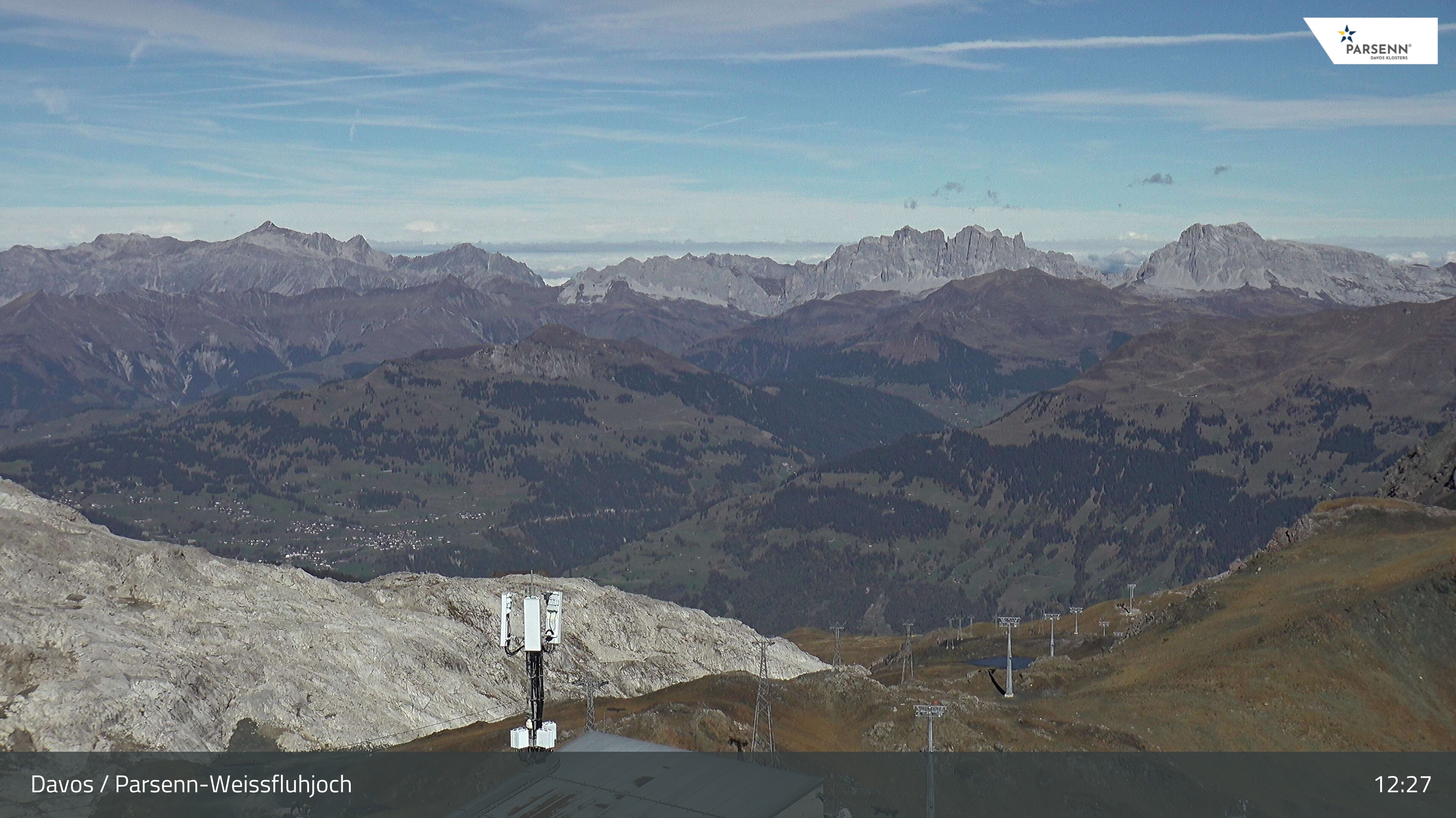 Archiv Foto Webcam Weissfluhjoch - Schifer