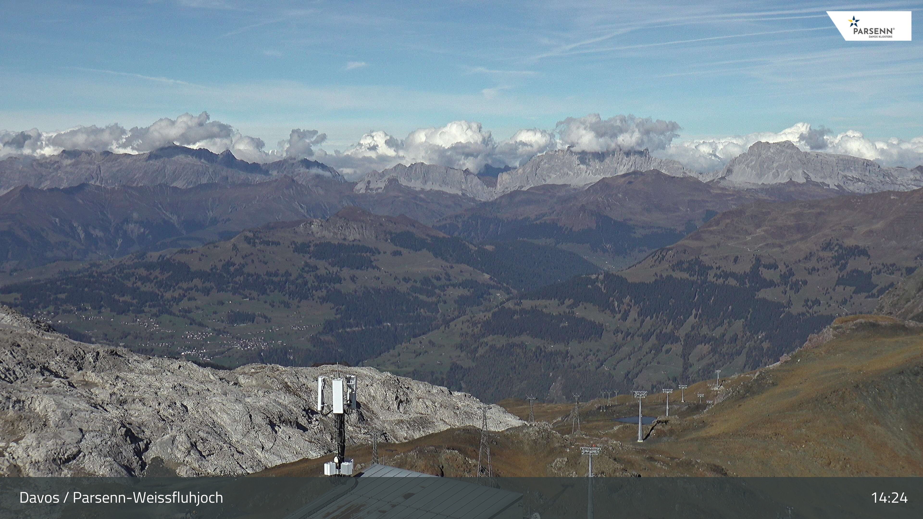 Archiv Foto Webcam Weissfluhjoch - Schifer