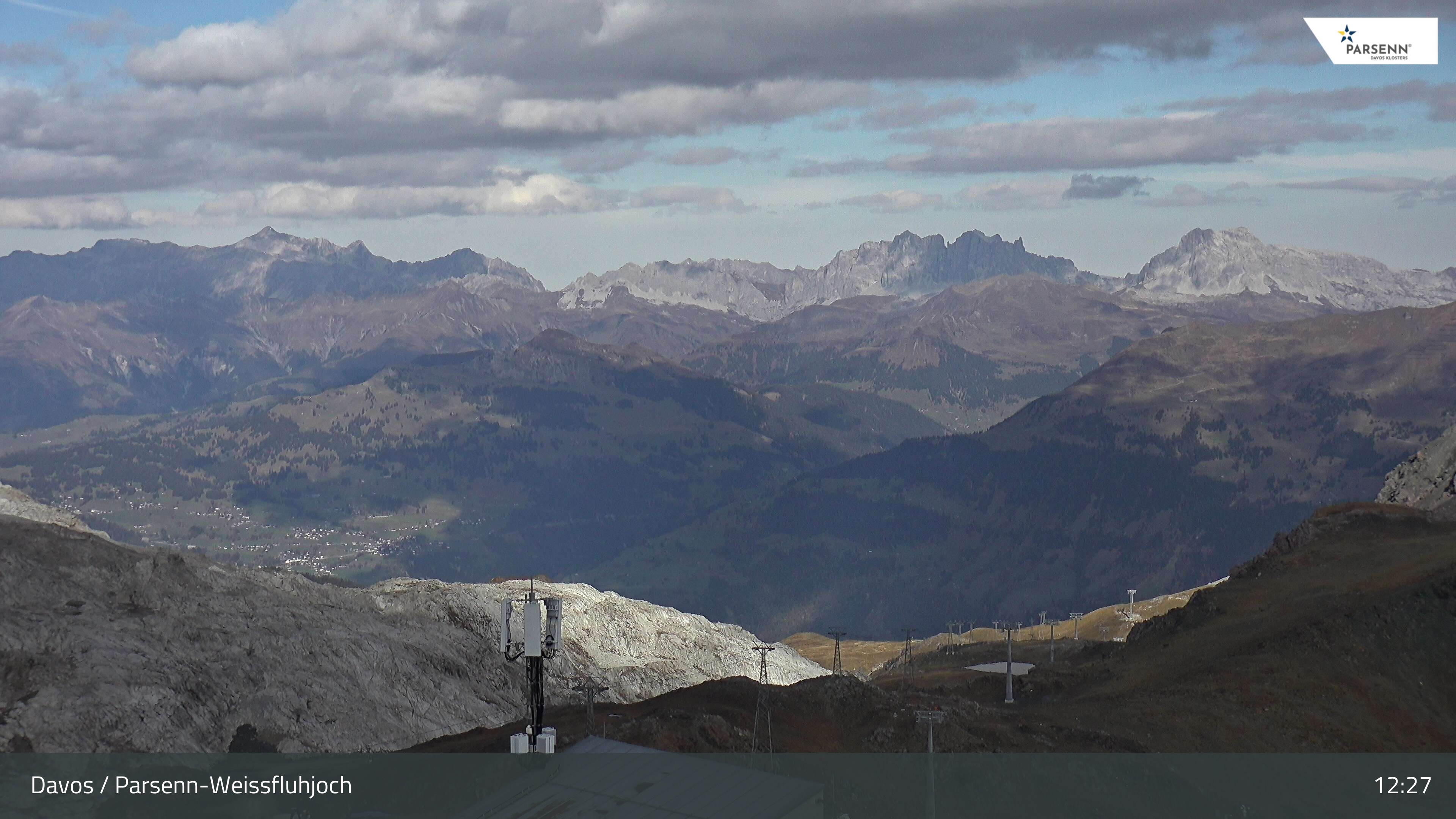 Archived image Webcam Weissfluhjoch, Davos Klosters