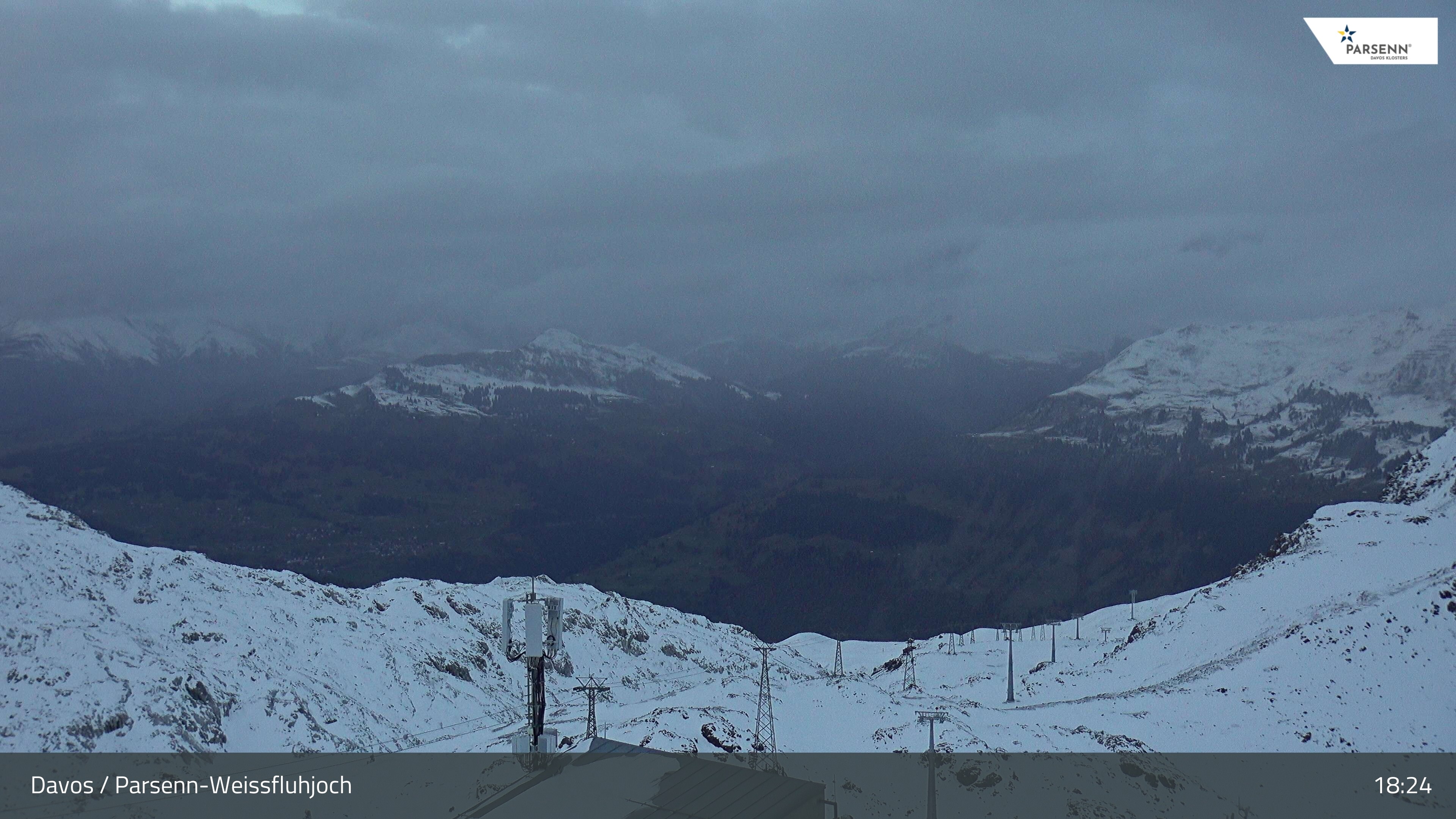 Archiv Foto Webcam Weissfluhjoch - Schifer