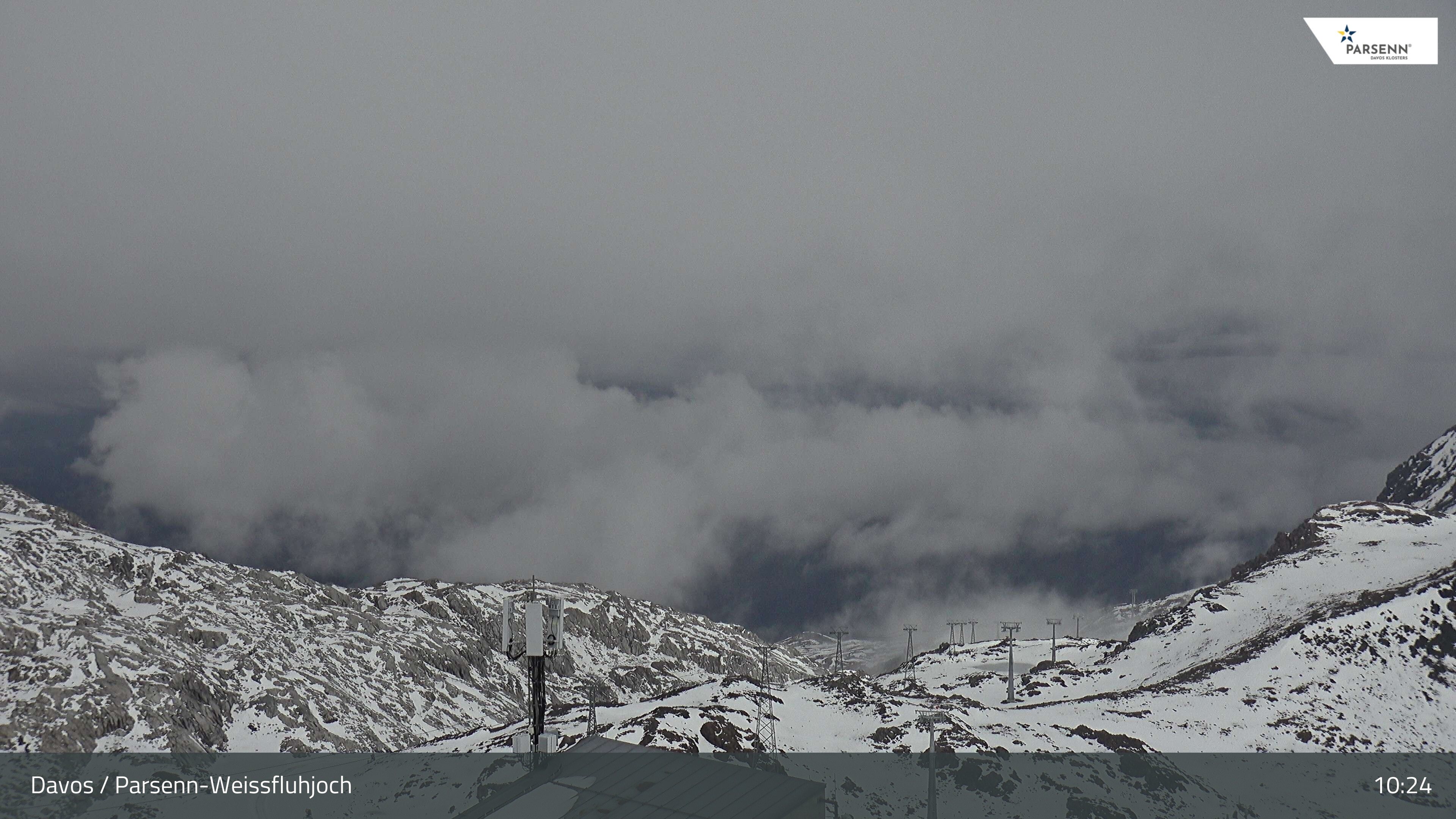 Archiv Foto Webcam Weissfluhjoch - Schifer