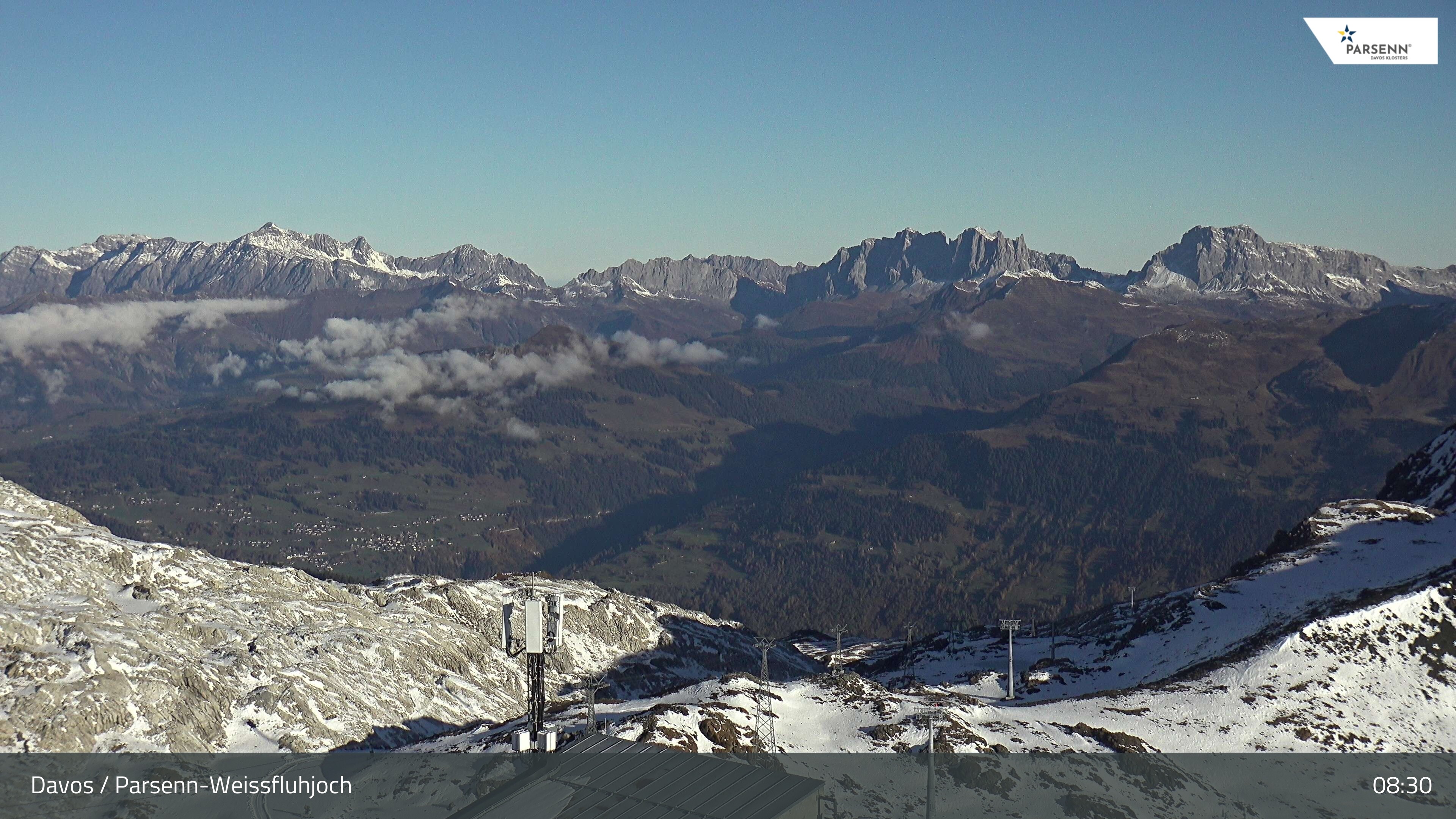 Archiv Foto Webcam Weissfluhjoch - Schifer