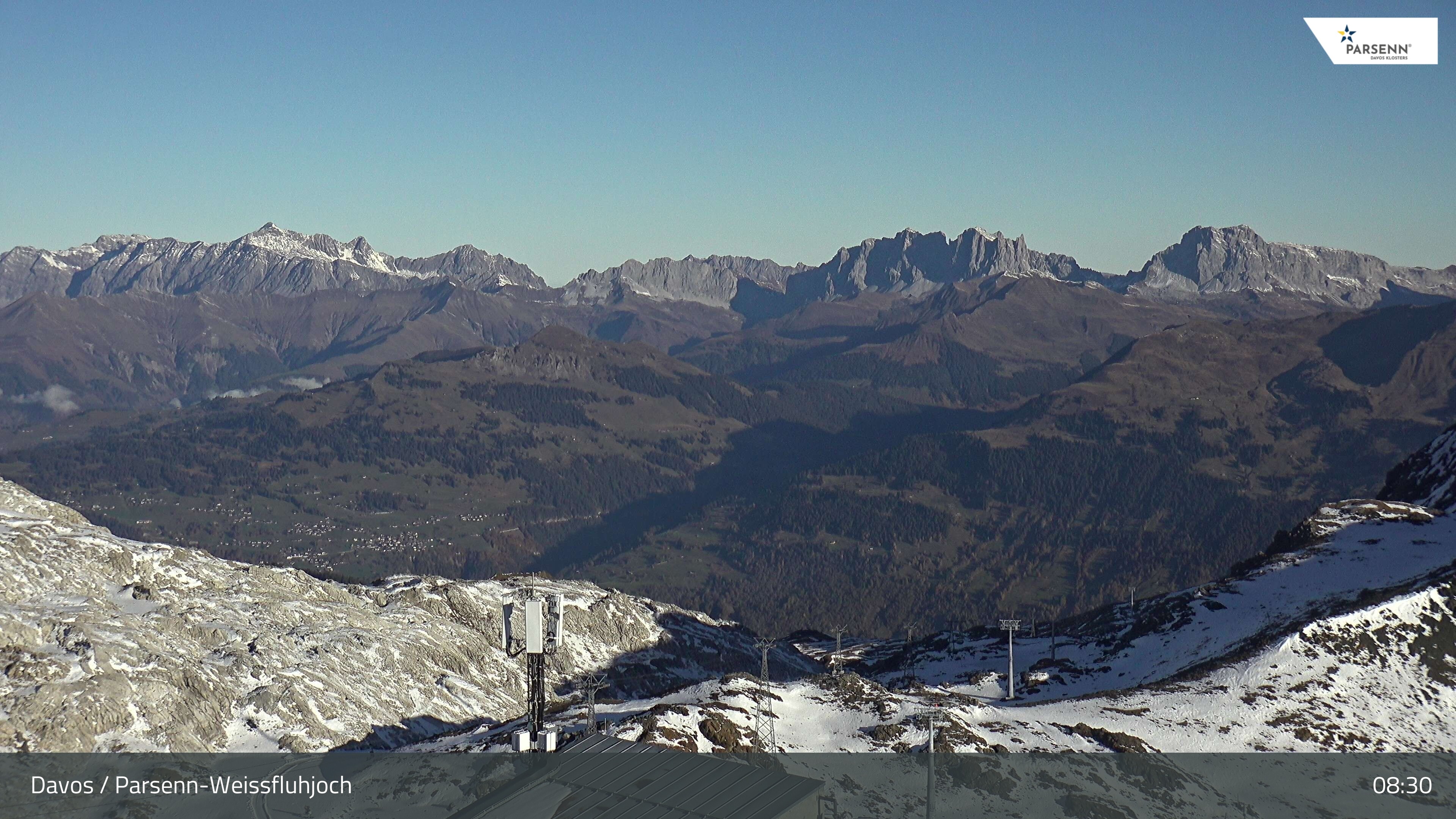 Archiv Foto Webcam Weissfluhjoch - Schifer
