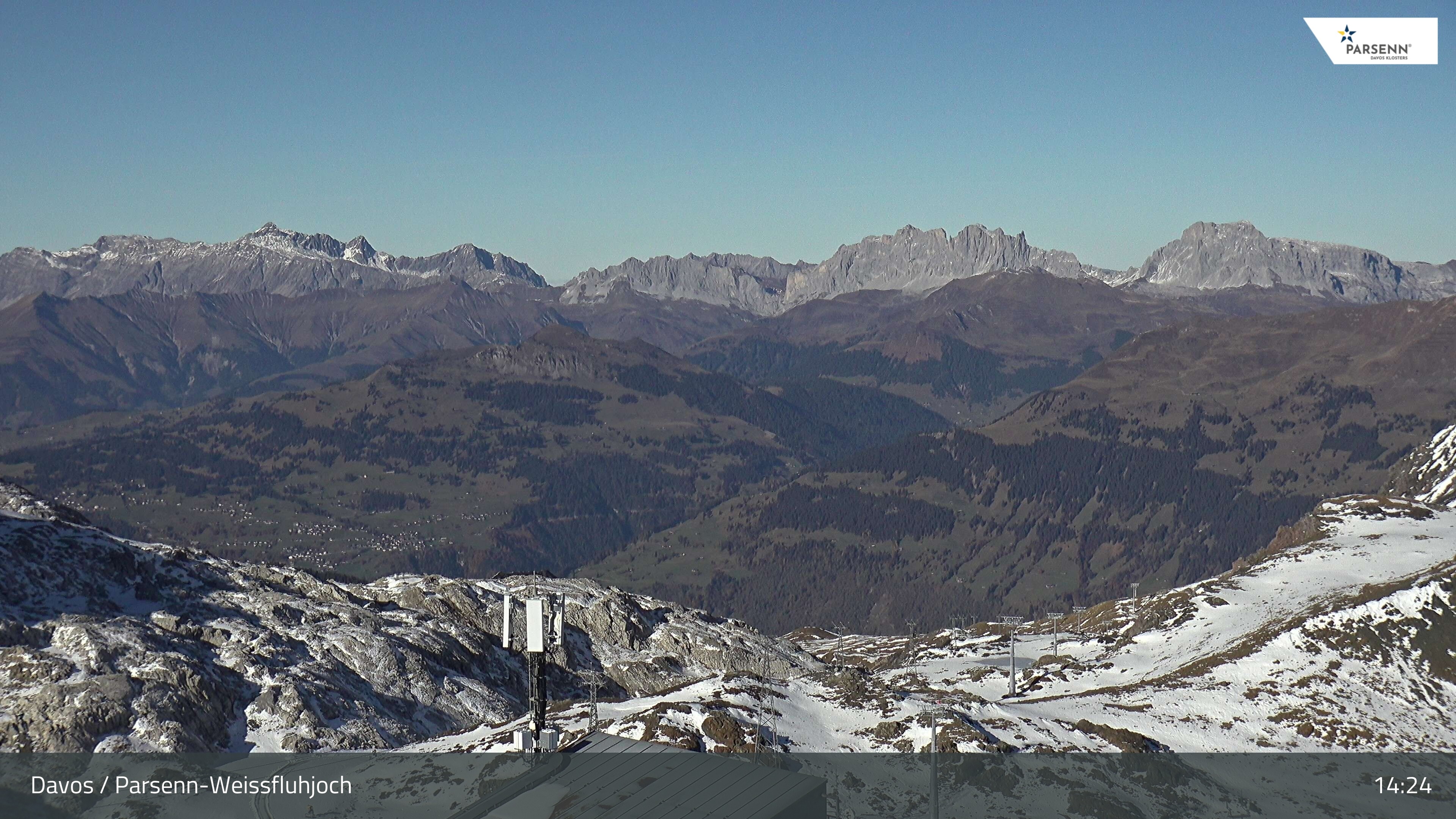Archiv Foto Webcam Weissfluhjoch - Schifer