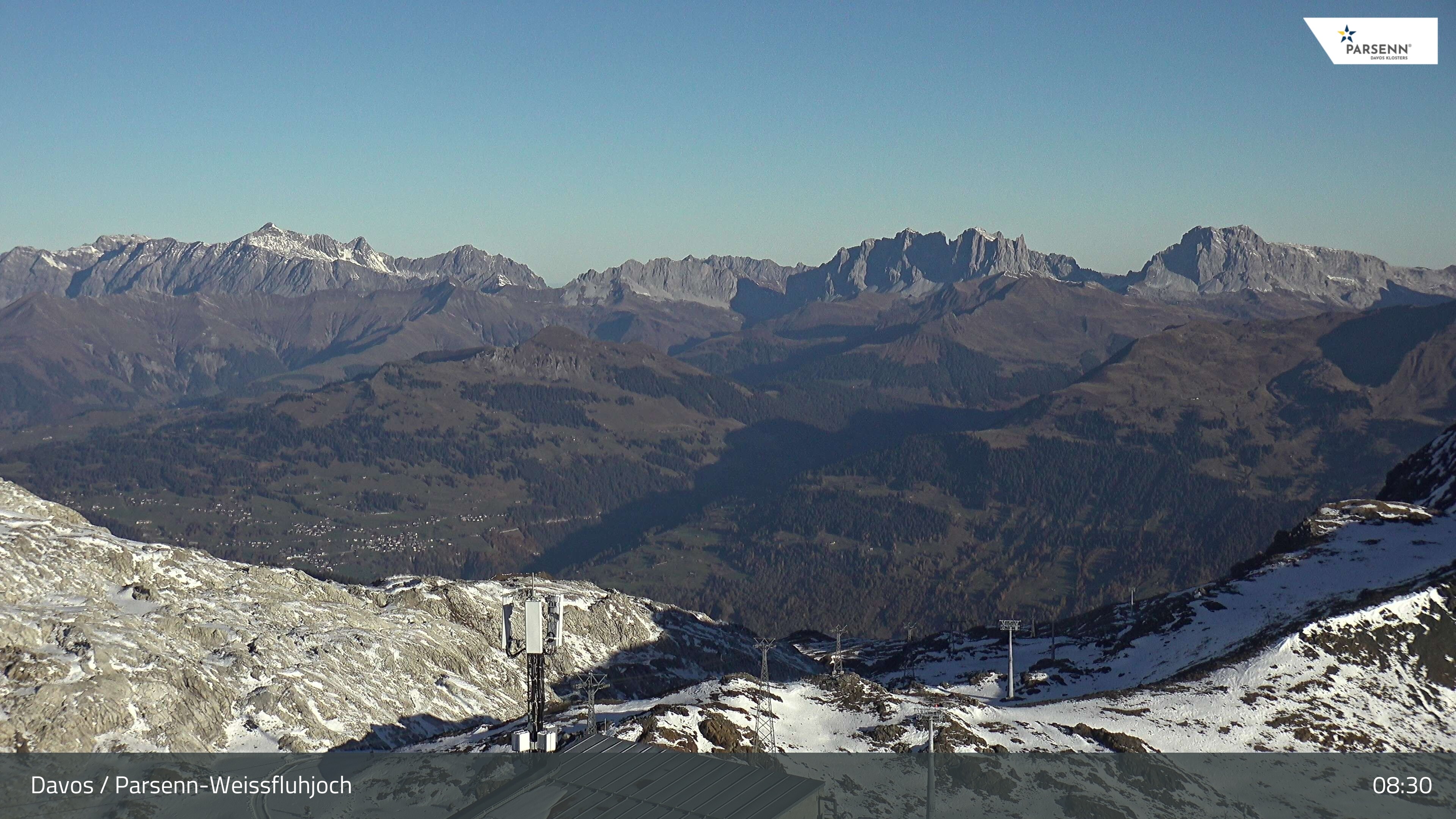 Archiv Foto Webcam Weissfluhjoch - Schifer