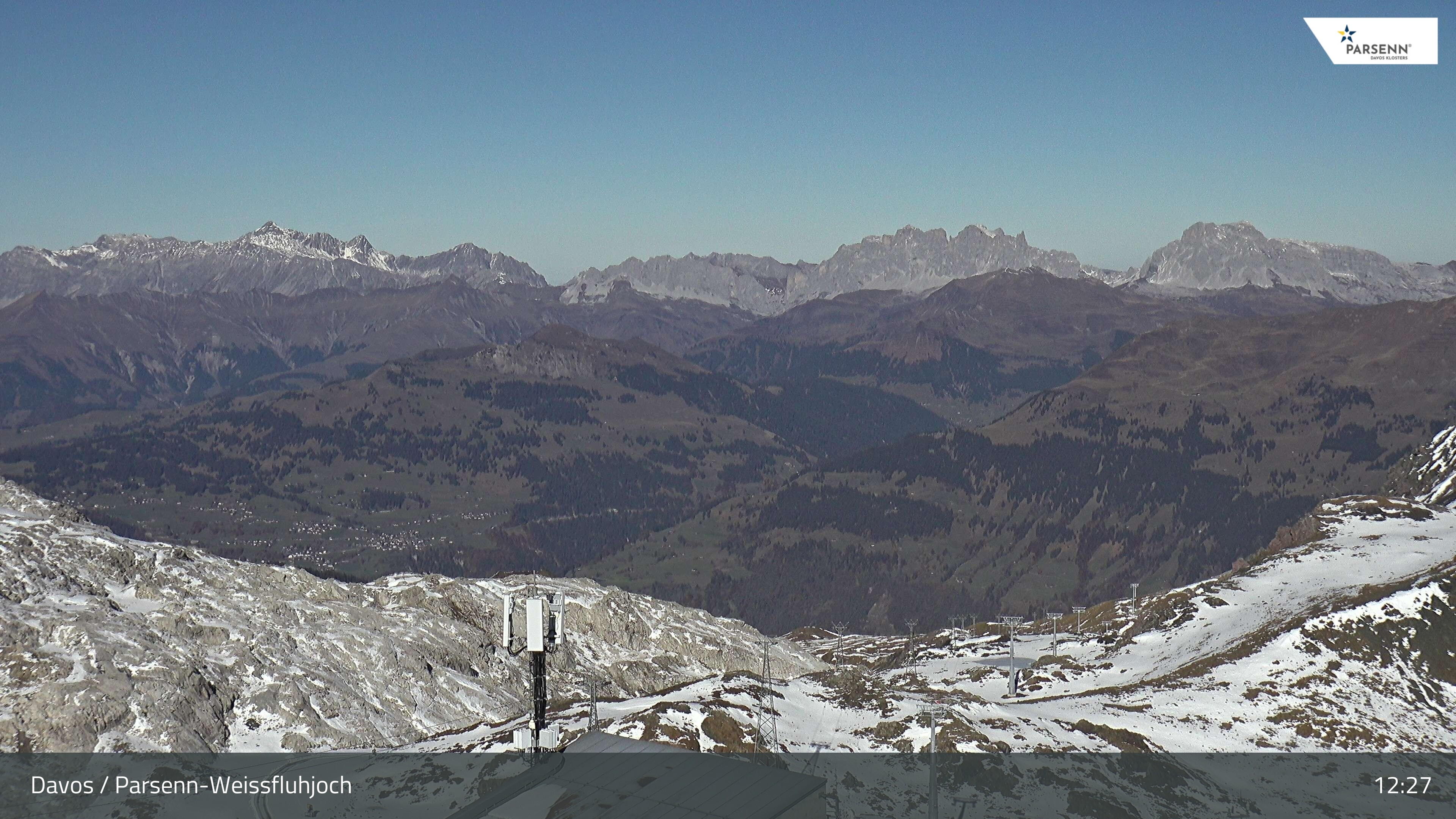 Archived image Webcam Weissfluhjoch, Davos Klosters