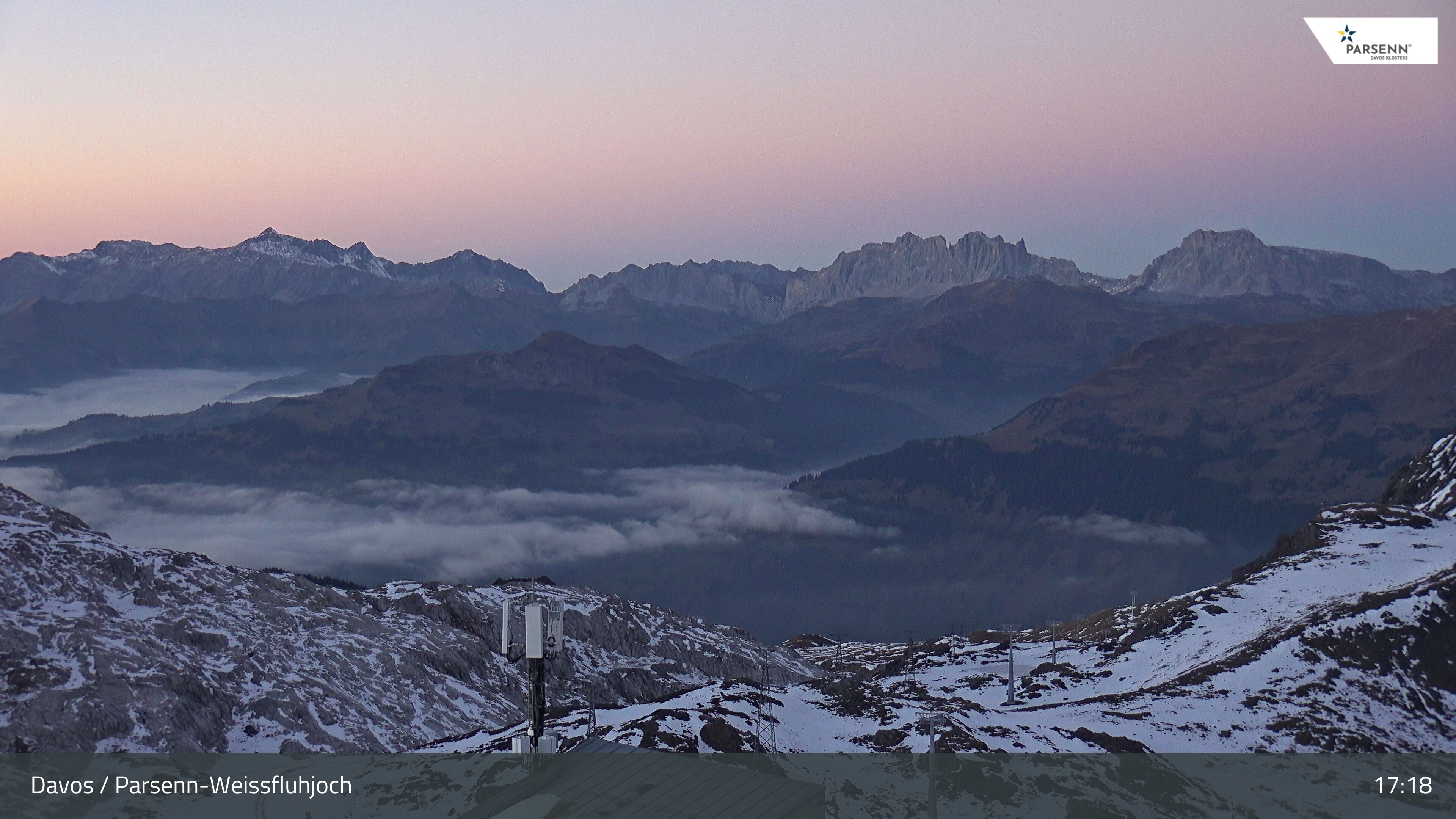 Archived image Webcam Weissfluhjoch, Davos Klosters