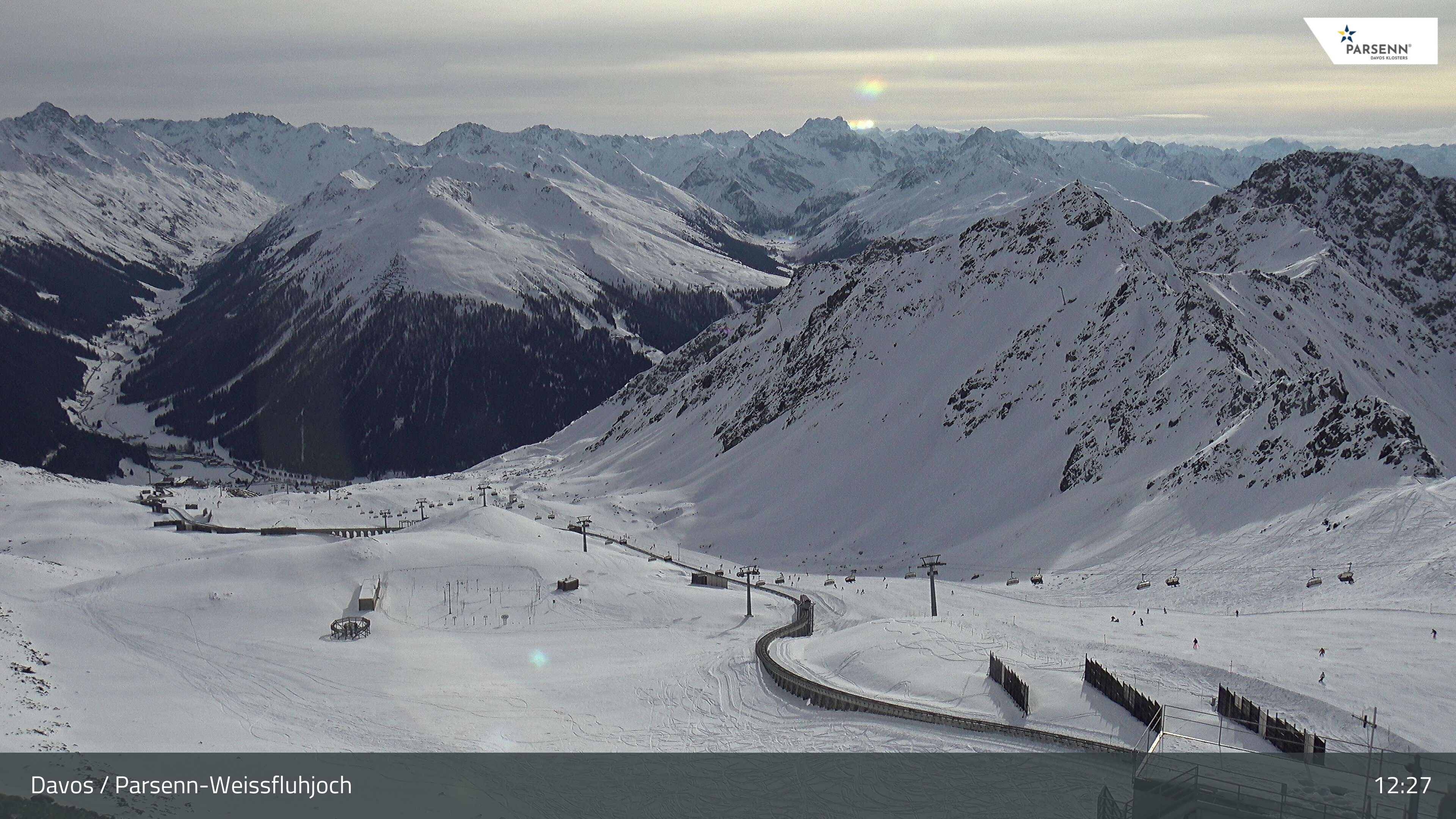 Archiv Foto Webcam Davos Klosters: Parsenn Weissfluhjoch