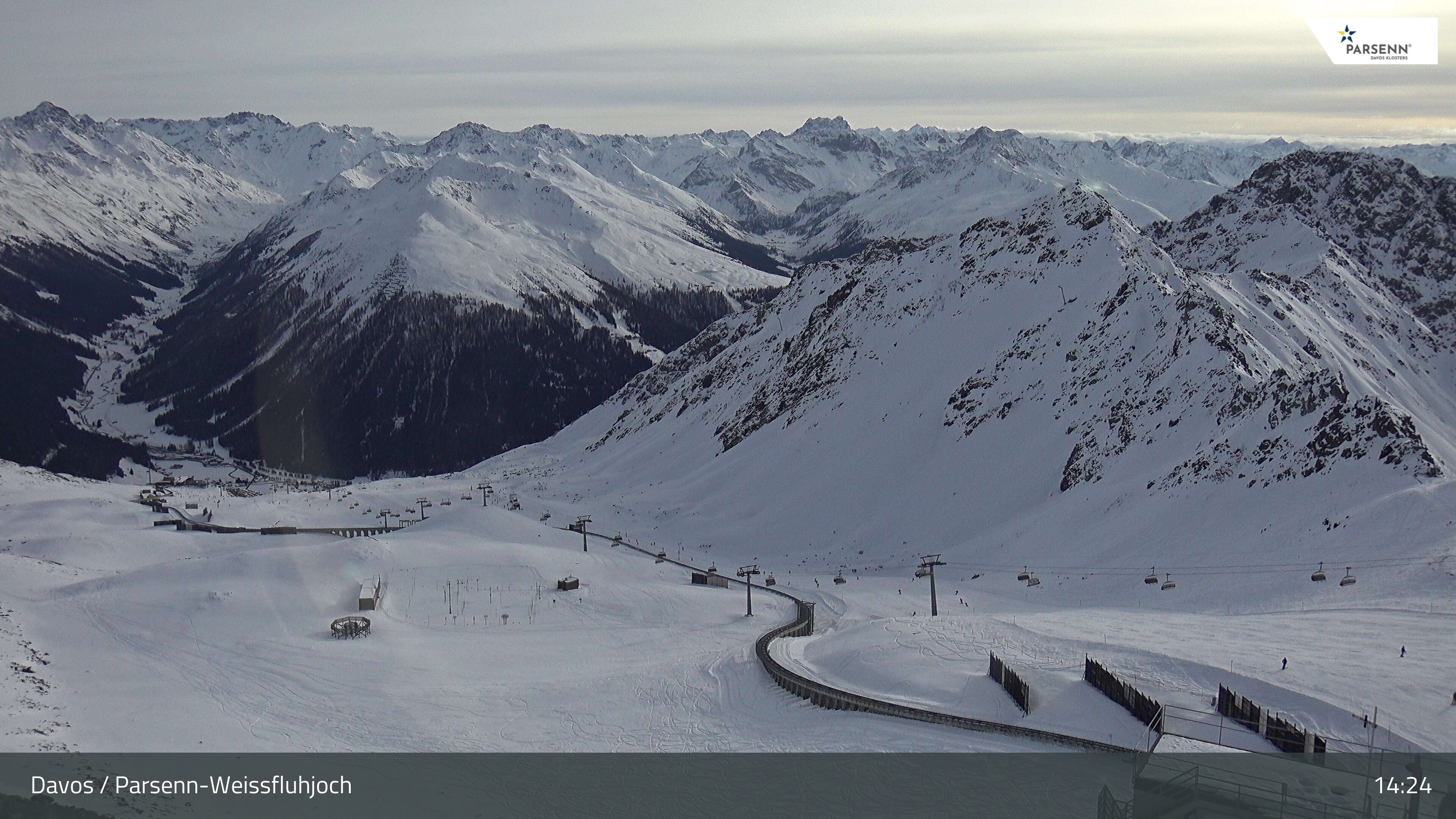 Archiv Foto Webcam Davos Klosters: Parsenn Weissfluhjoch
