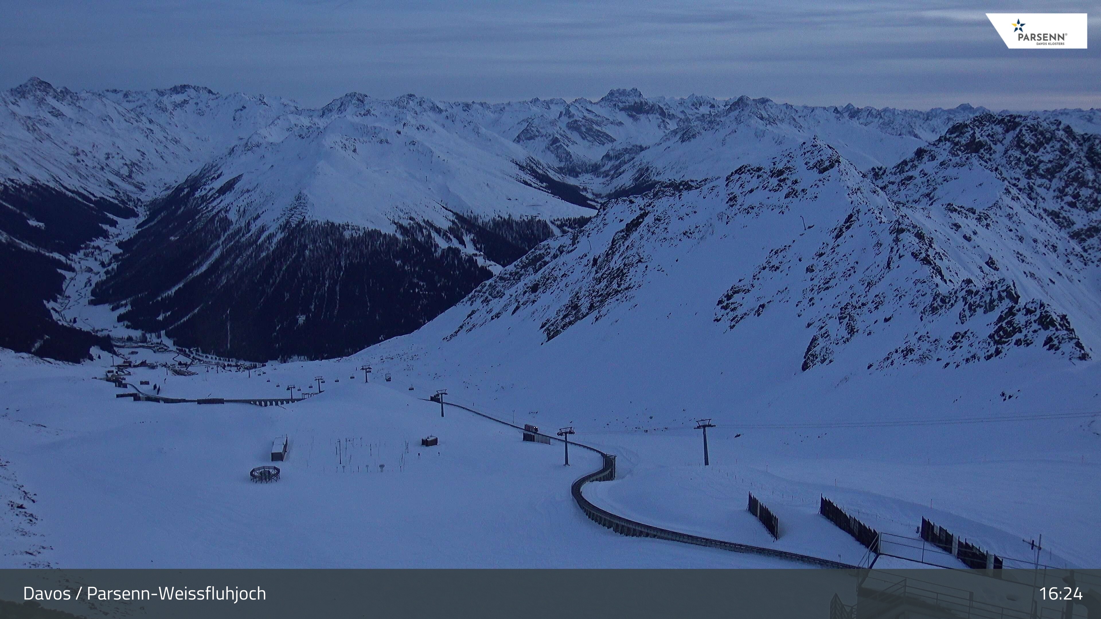 Archiv Foto Webcam Davos Klosters: Parsenn Weissfluhjoch
