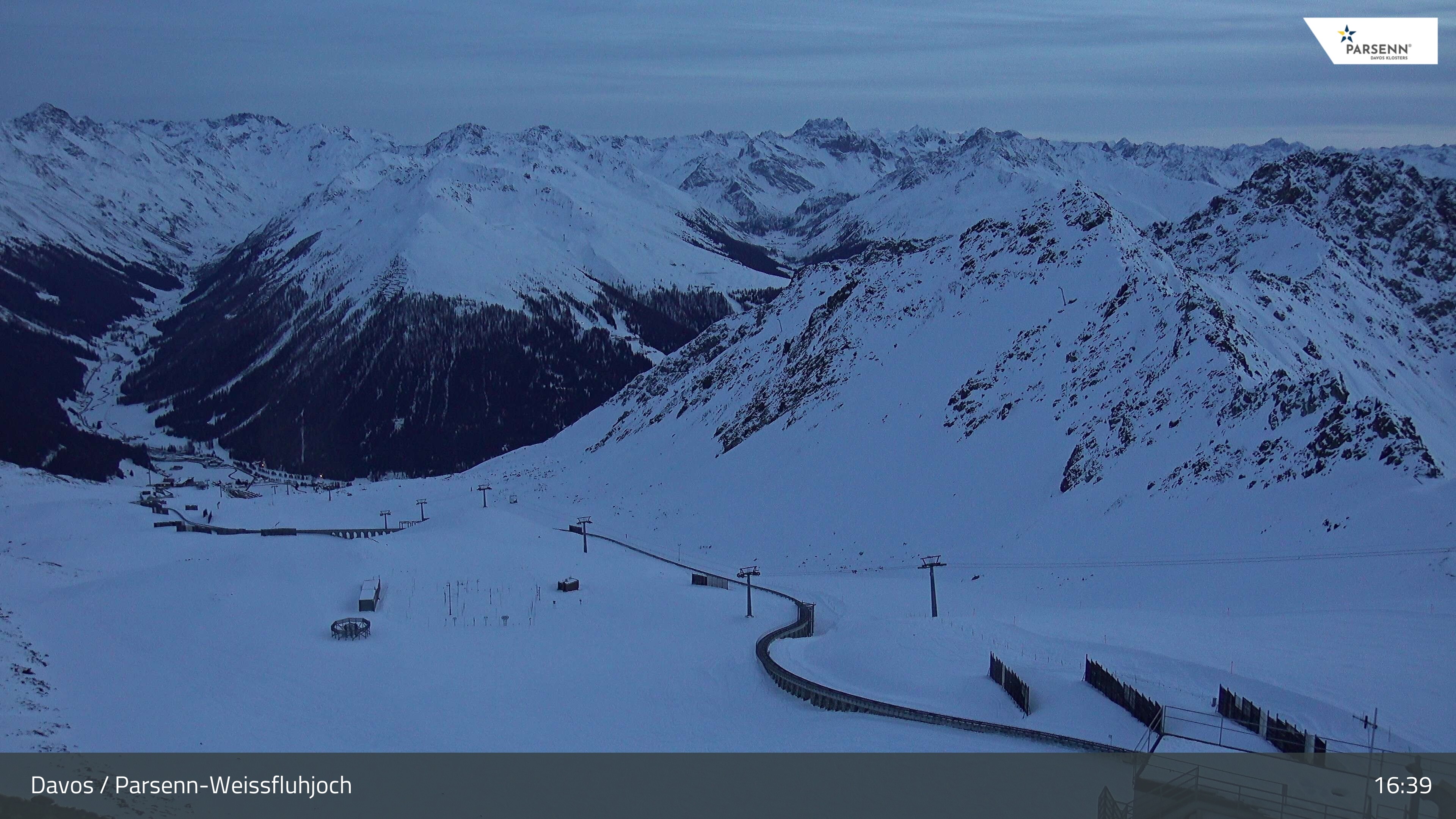 Archiv Foto Webcam Davos Klosters: Parsenn Weissfluhjoch
