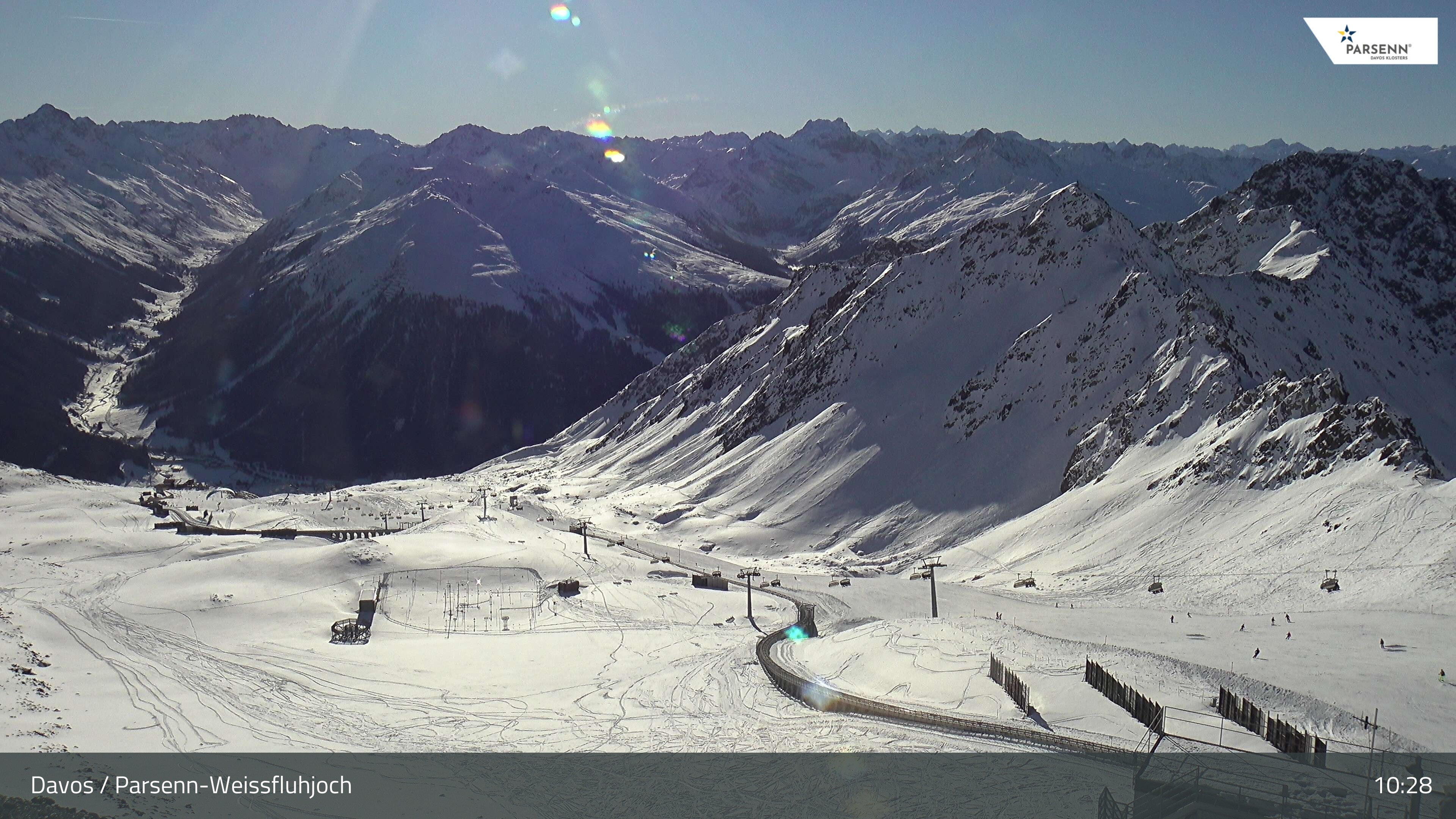 Archiv Foto Webcam Davos Klosters: Parsenn Weissfluhjoch