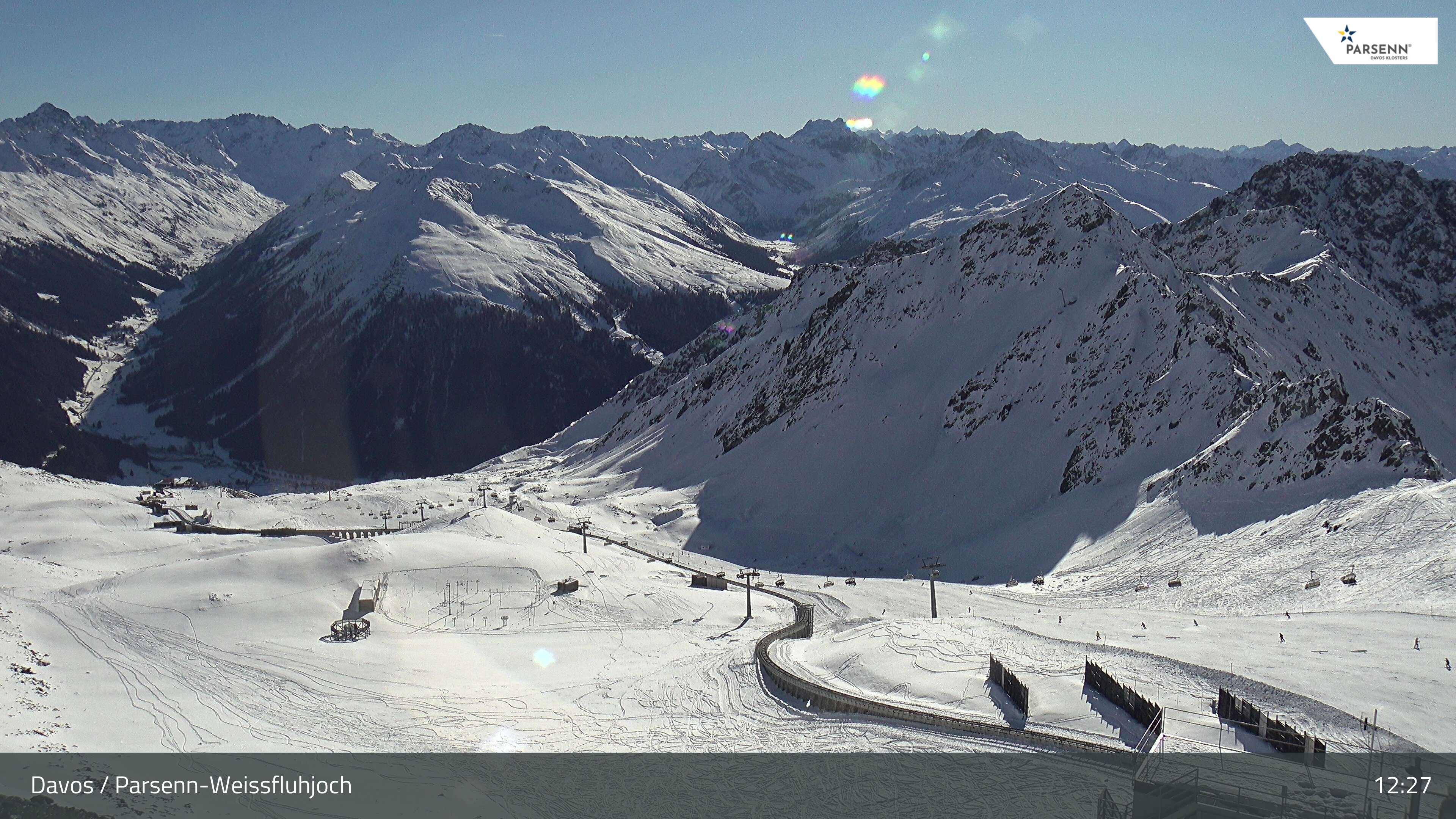 Archiv Foto Webcam Davos Klosters: Parsenn Weissfluhjoch