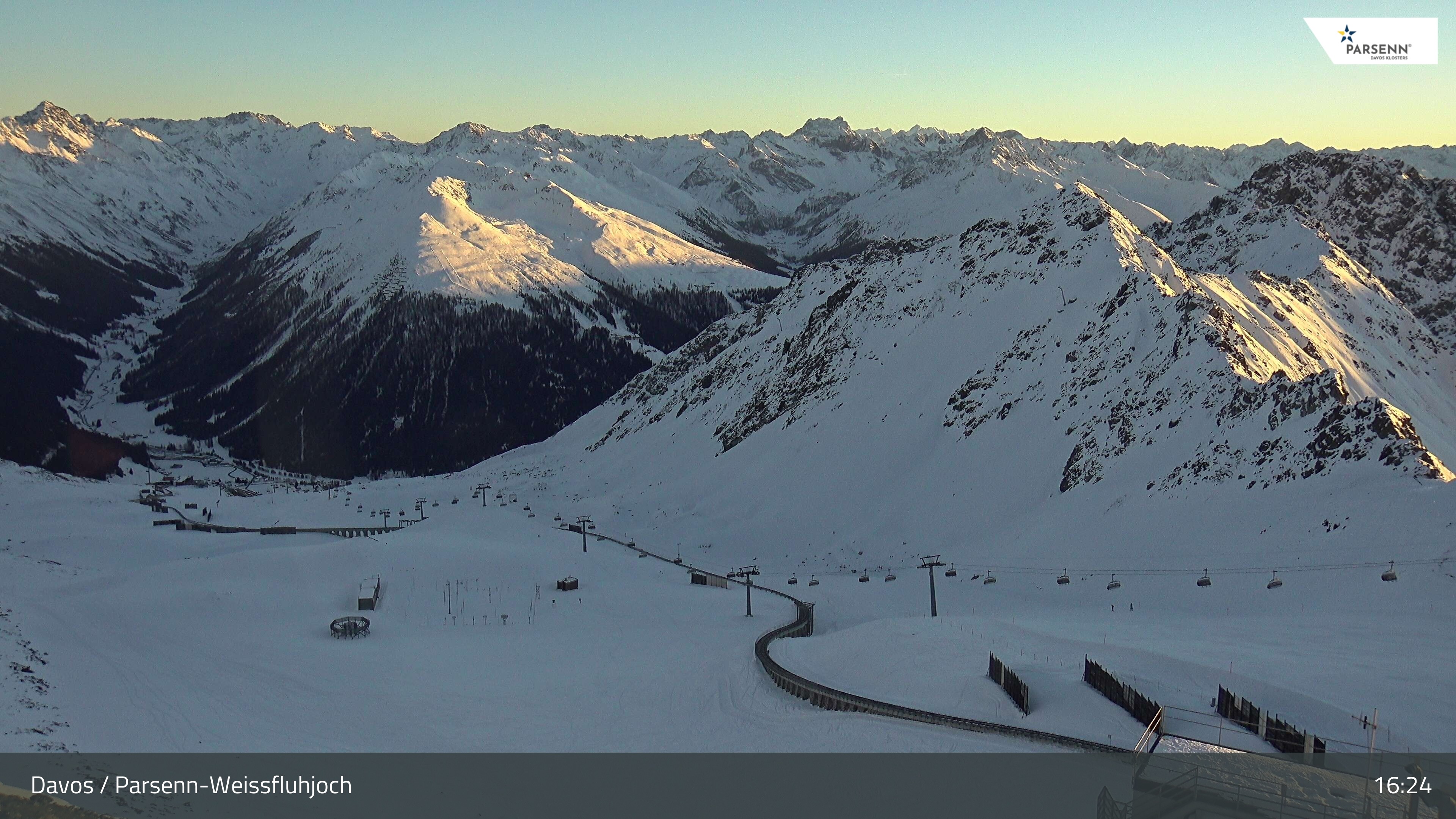 Archiv Foto Webcam Davos Klosters: Parsenn Weissfluhjoch