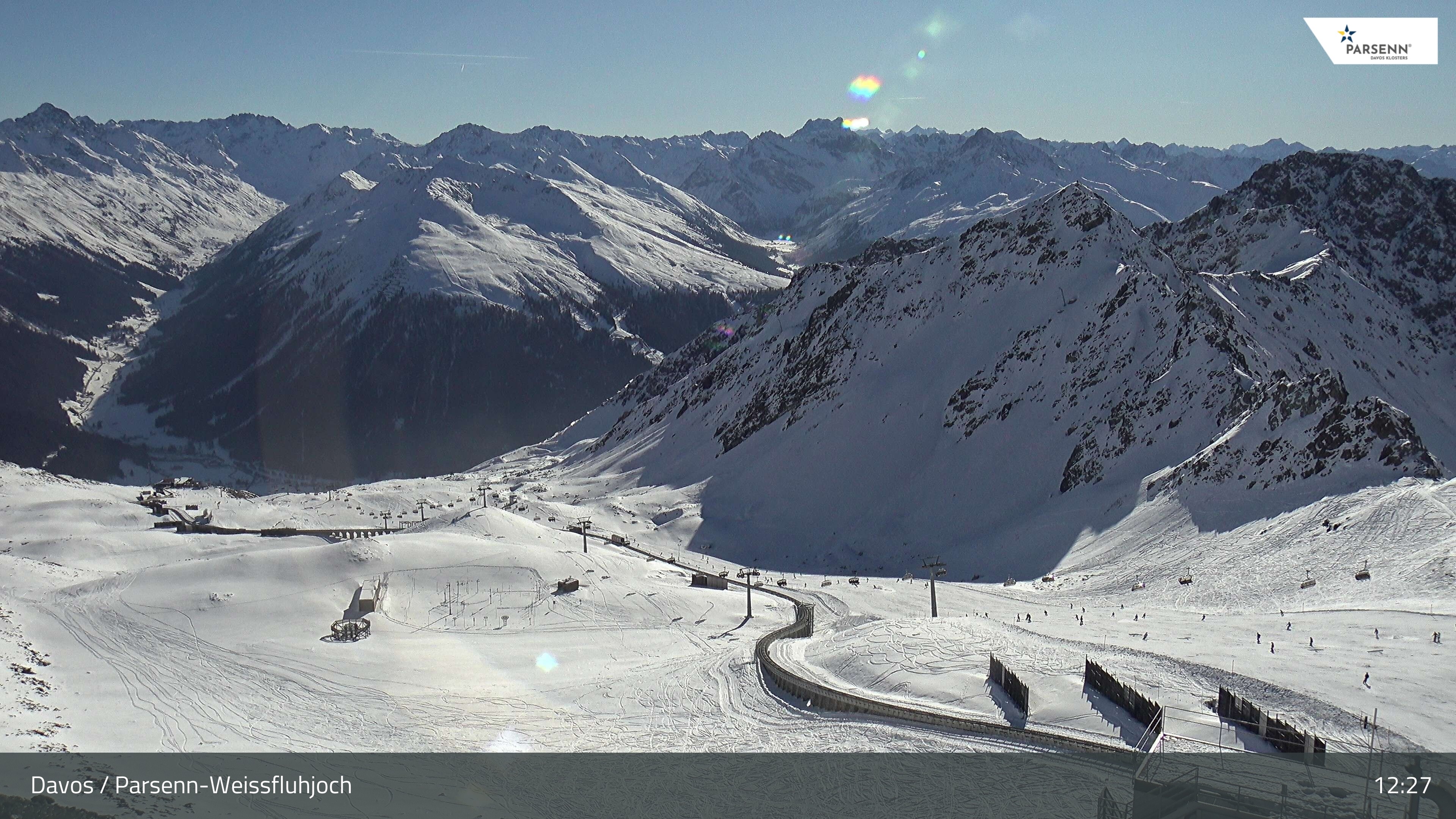 Archiv Foto Webcam Davos Klosters: Parsenn Weissfluhjoch