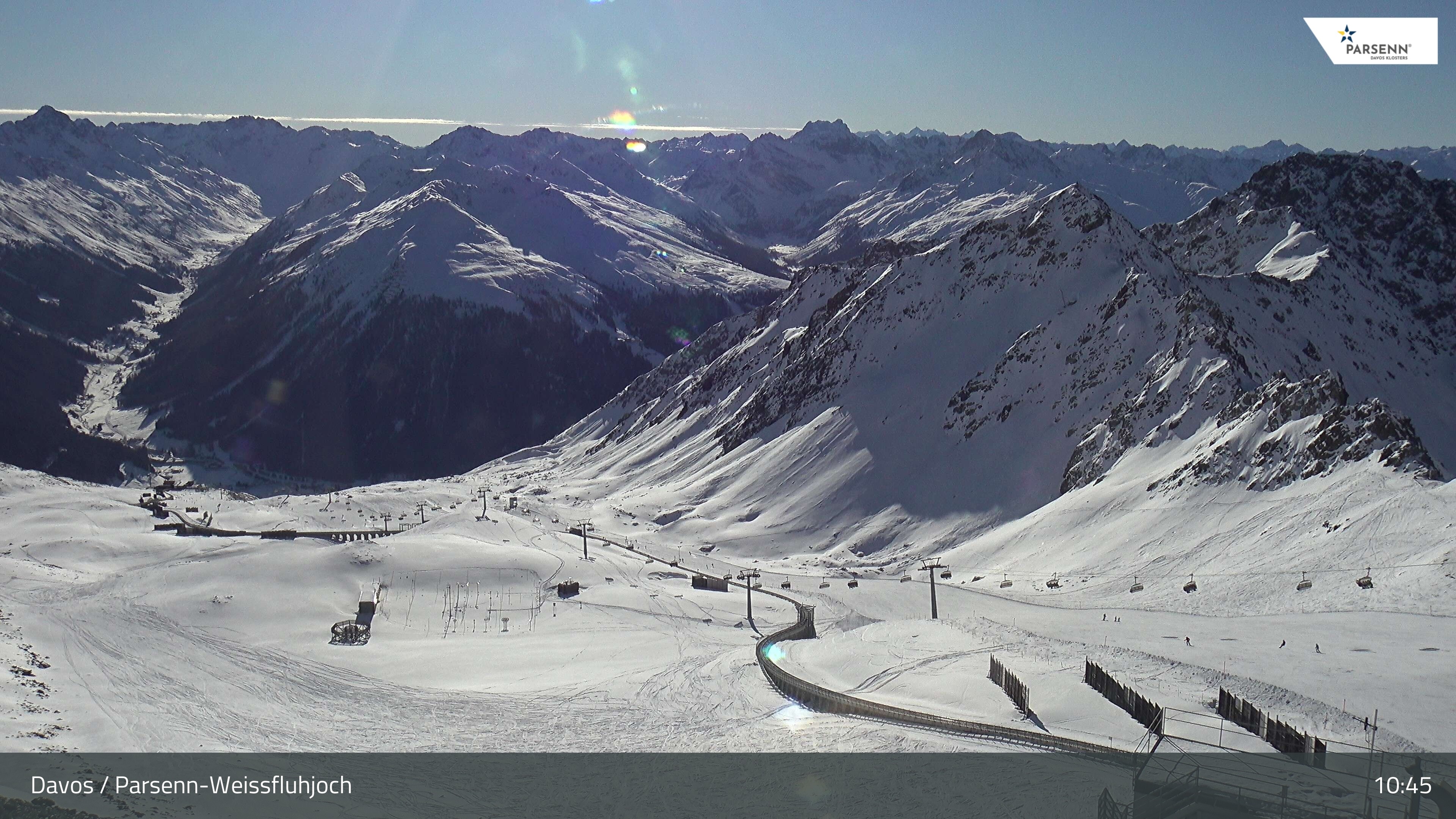 Archiv Foto Webcam Davos Klosters: Parsenn Weissfluhjoch