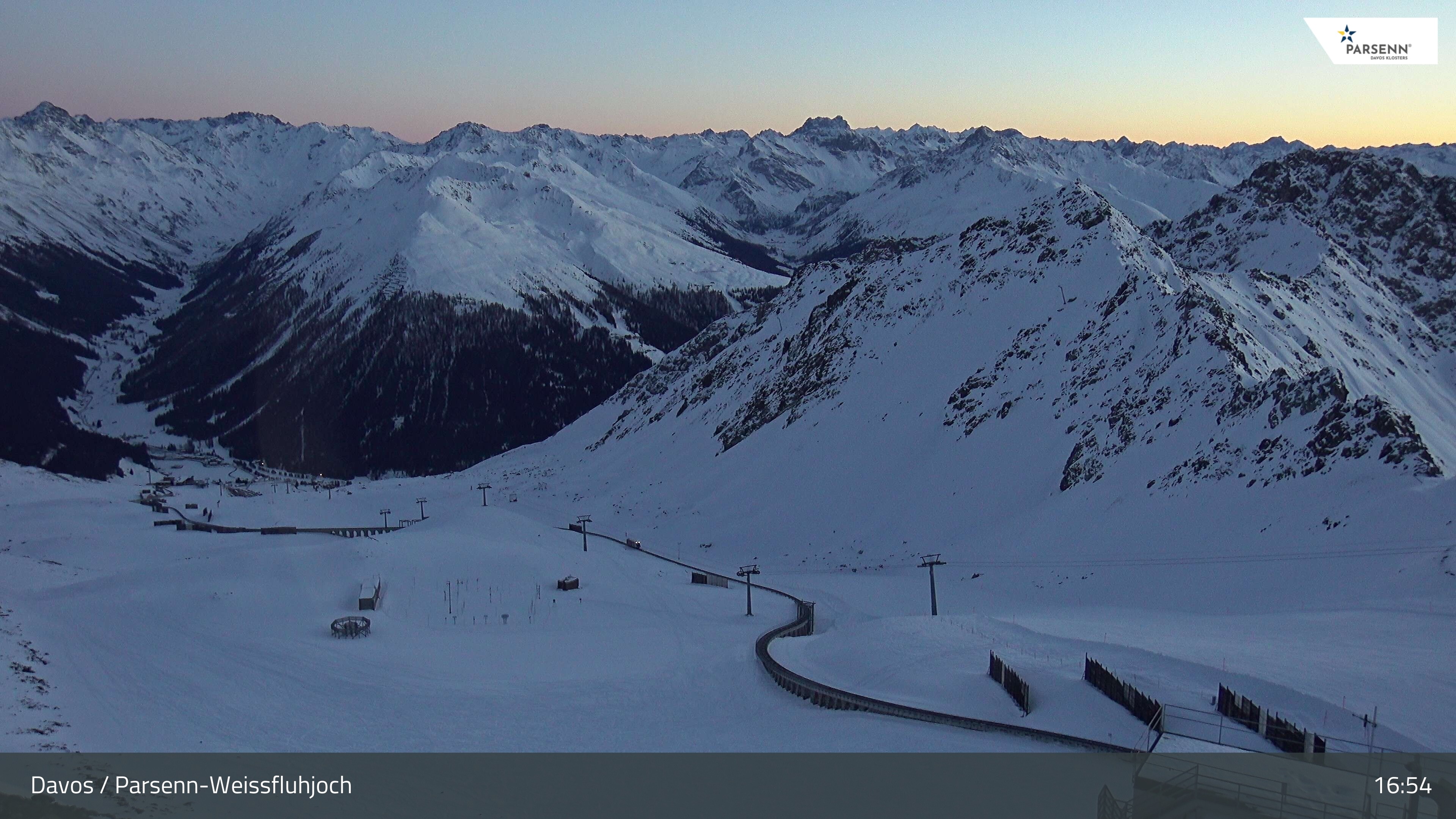 Archiv Foto Webcam Davos Klosters: Parsenn Weissfluhjoch
