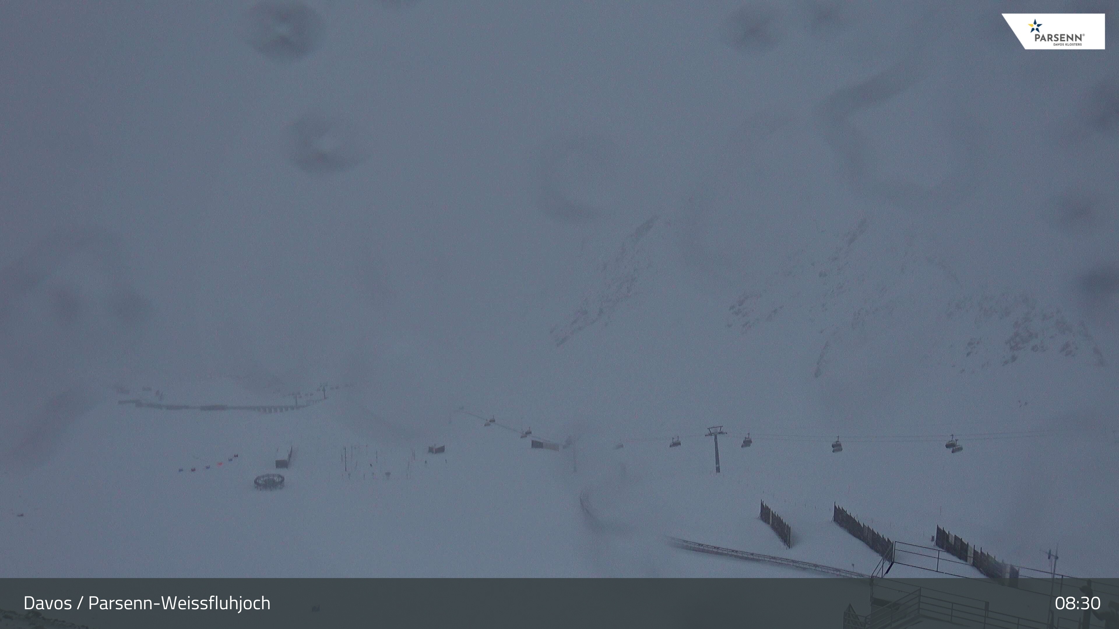 Archived image Webcam Parsenn: Blickrichtung Dorftäli