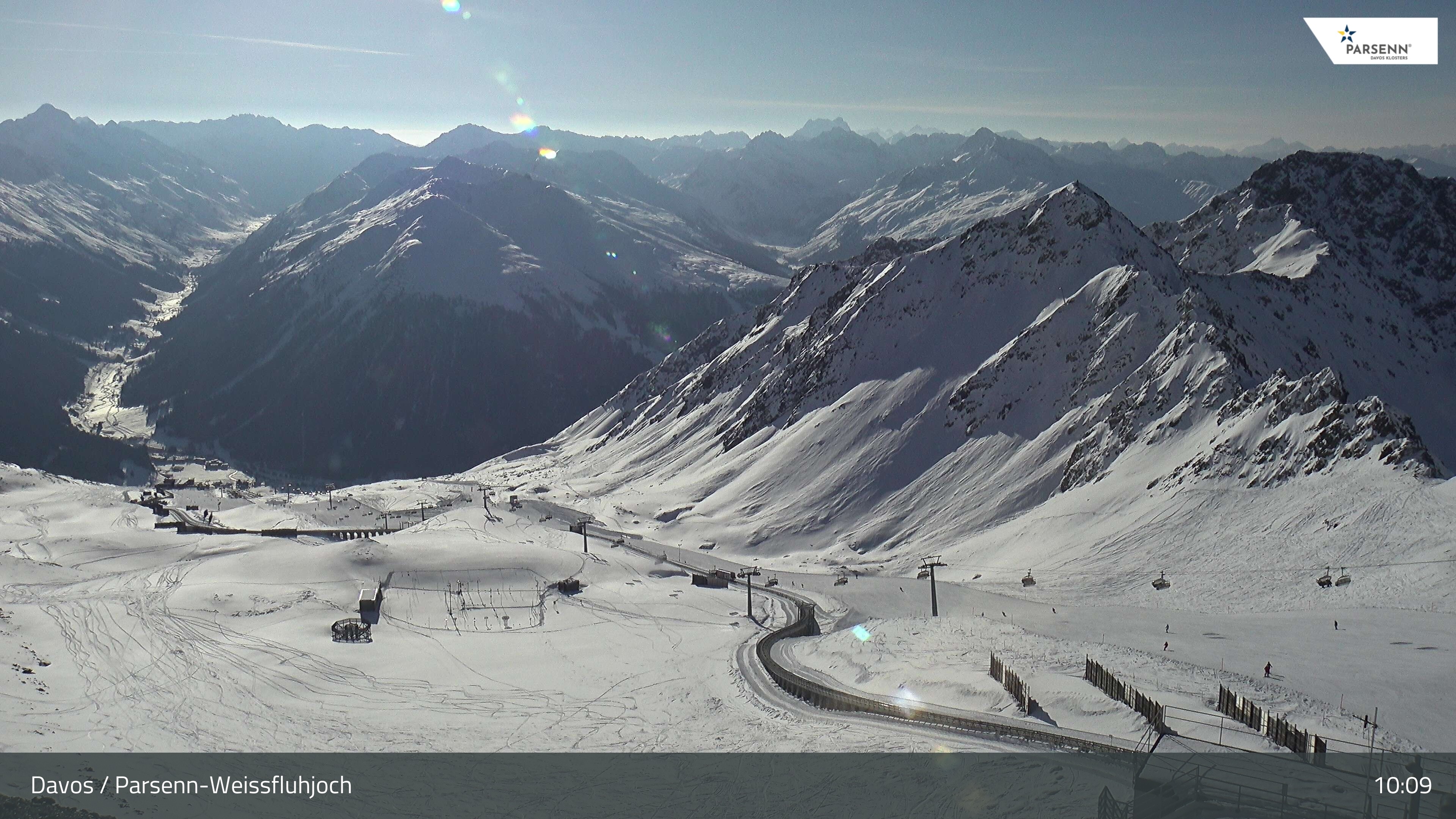 Archiv Foto Webcam Davos Klosters: Parsenn Weissfluhjoch