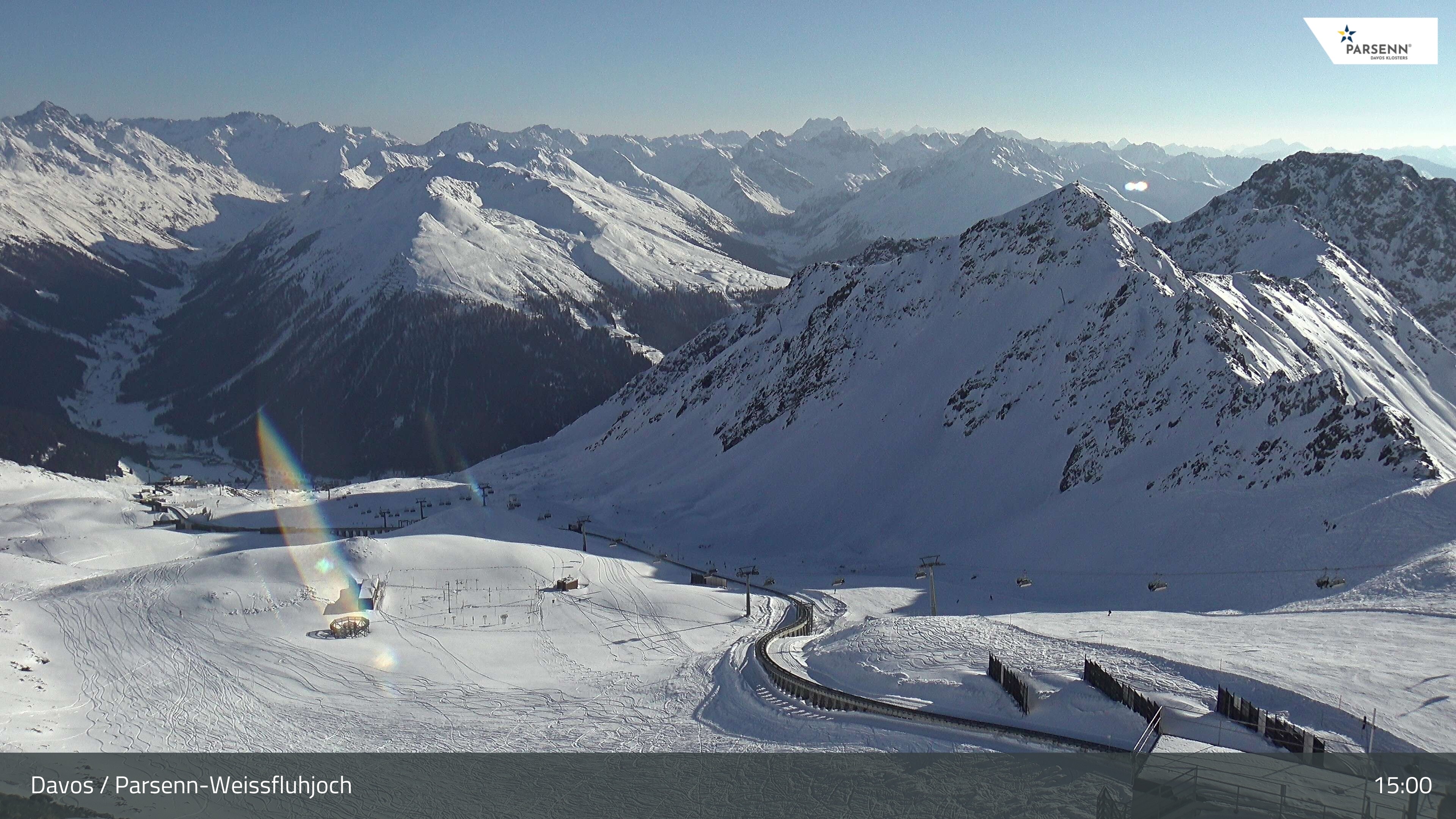 Archiv Foto Webcam Davos Klosters: Parsenn Weissfluhjoch