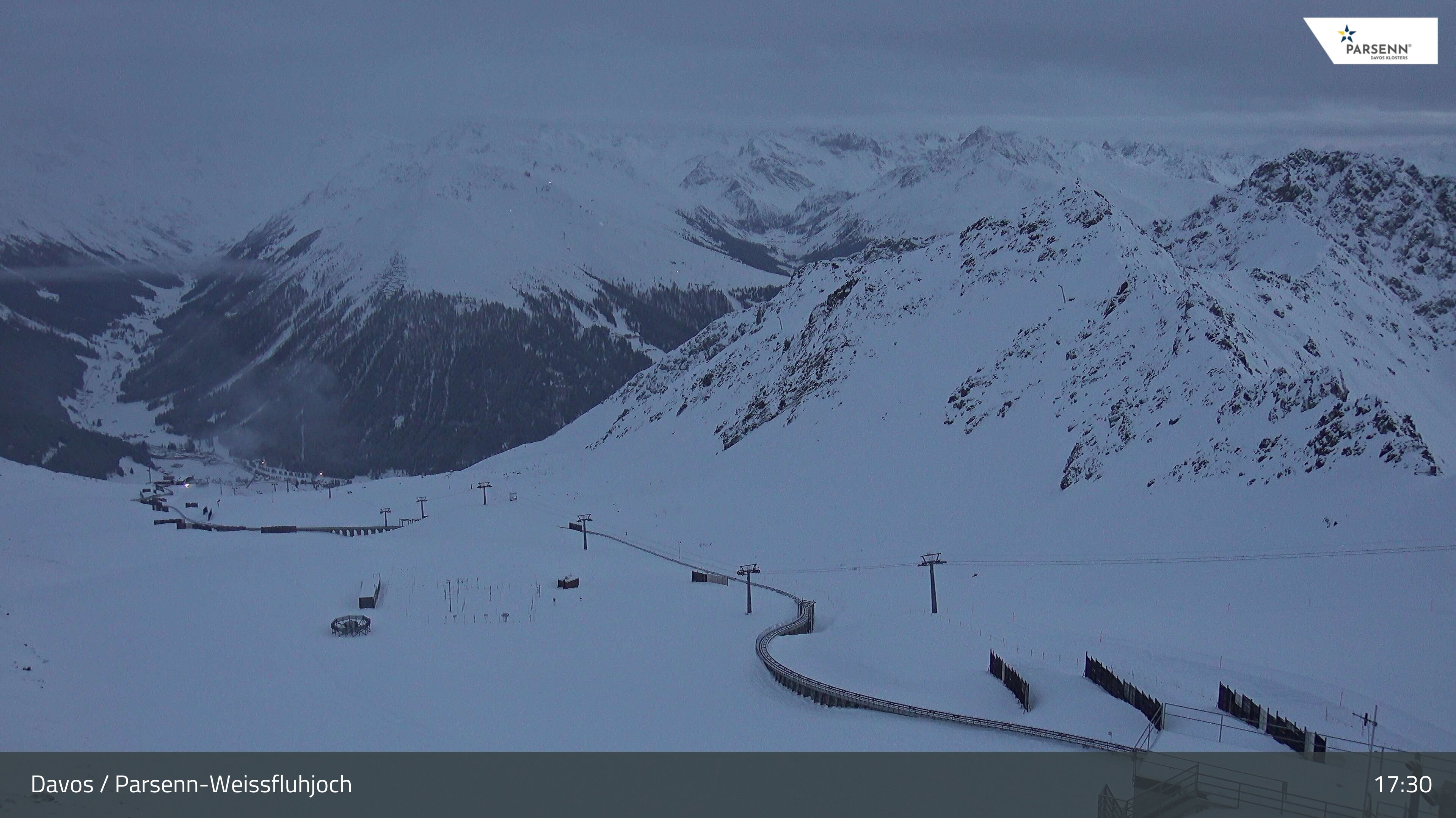 Archiv Foto Webcam Davos Klosters: Parsenn Weissfluhjoch