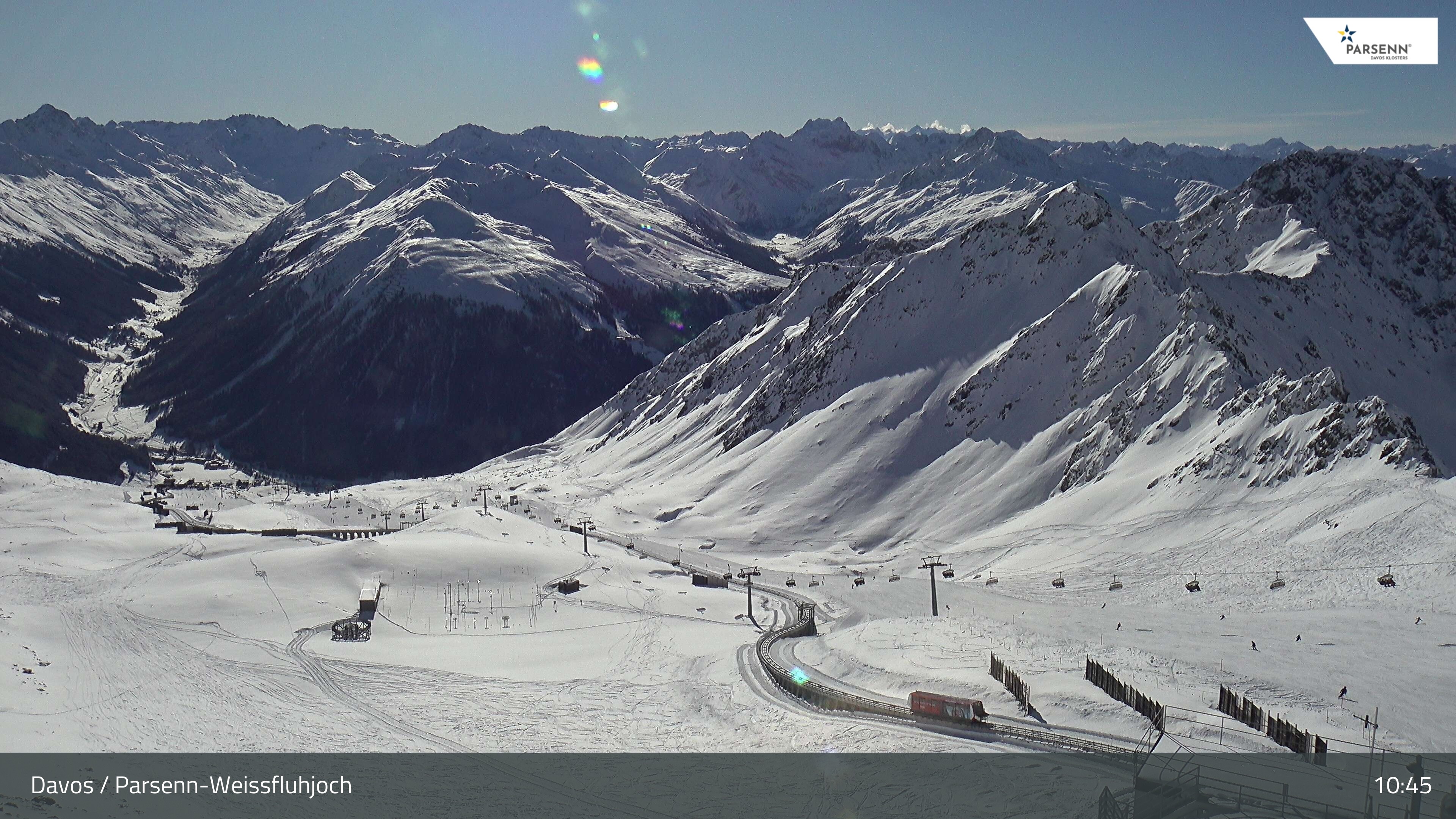 Archiv Foto Webcam Davos Klosters: Parsenn Weissfluhjoch