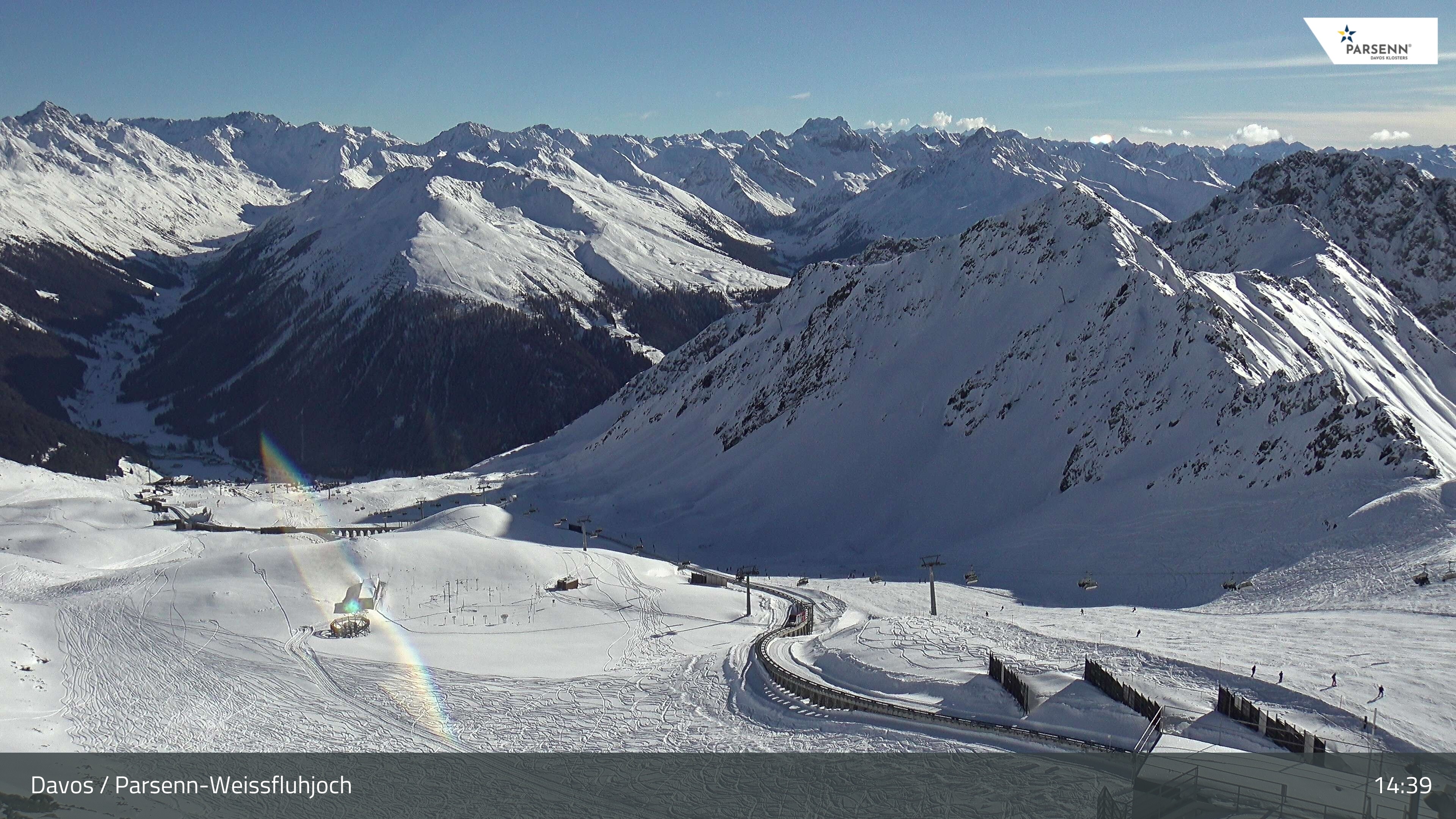 Archiv Foto Webcam Davos Klosters: Parsenn Weissfluhjoch