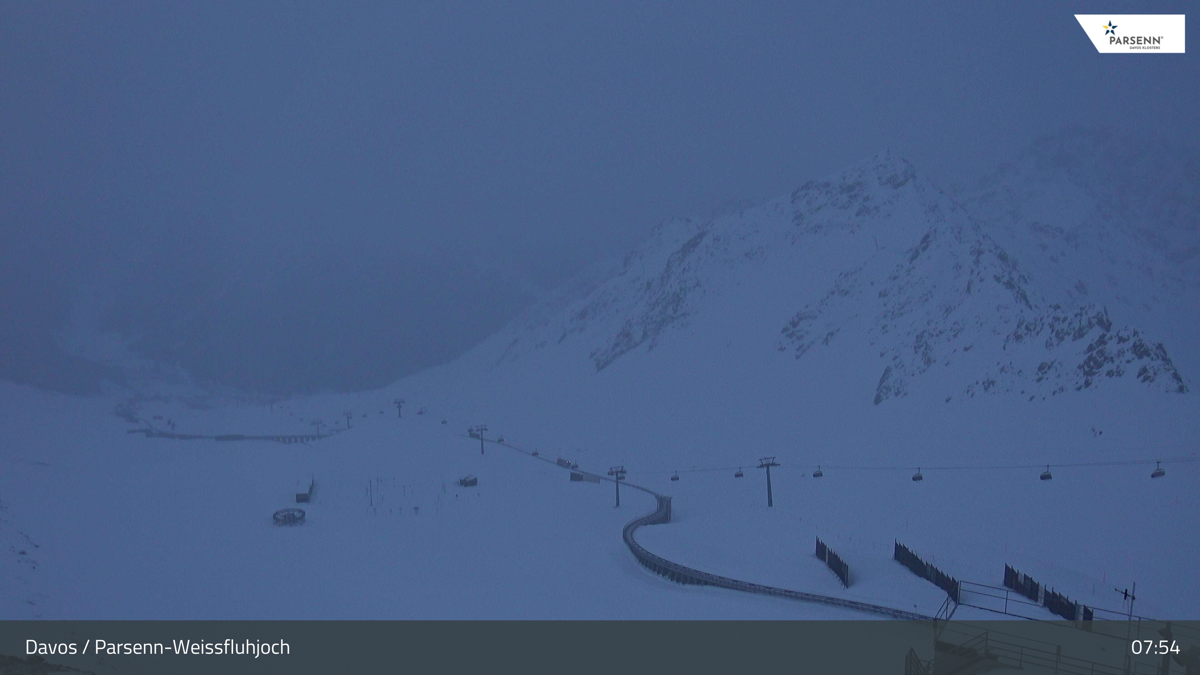 Archiv Foto Webcam Davos Klosters: Parsenn Weissfluhjoch