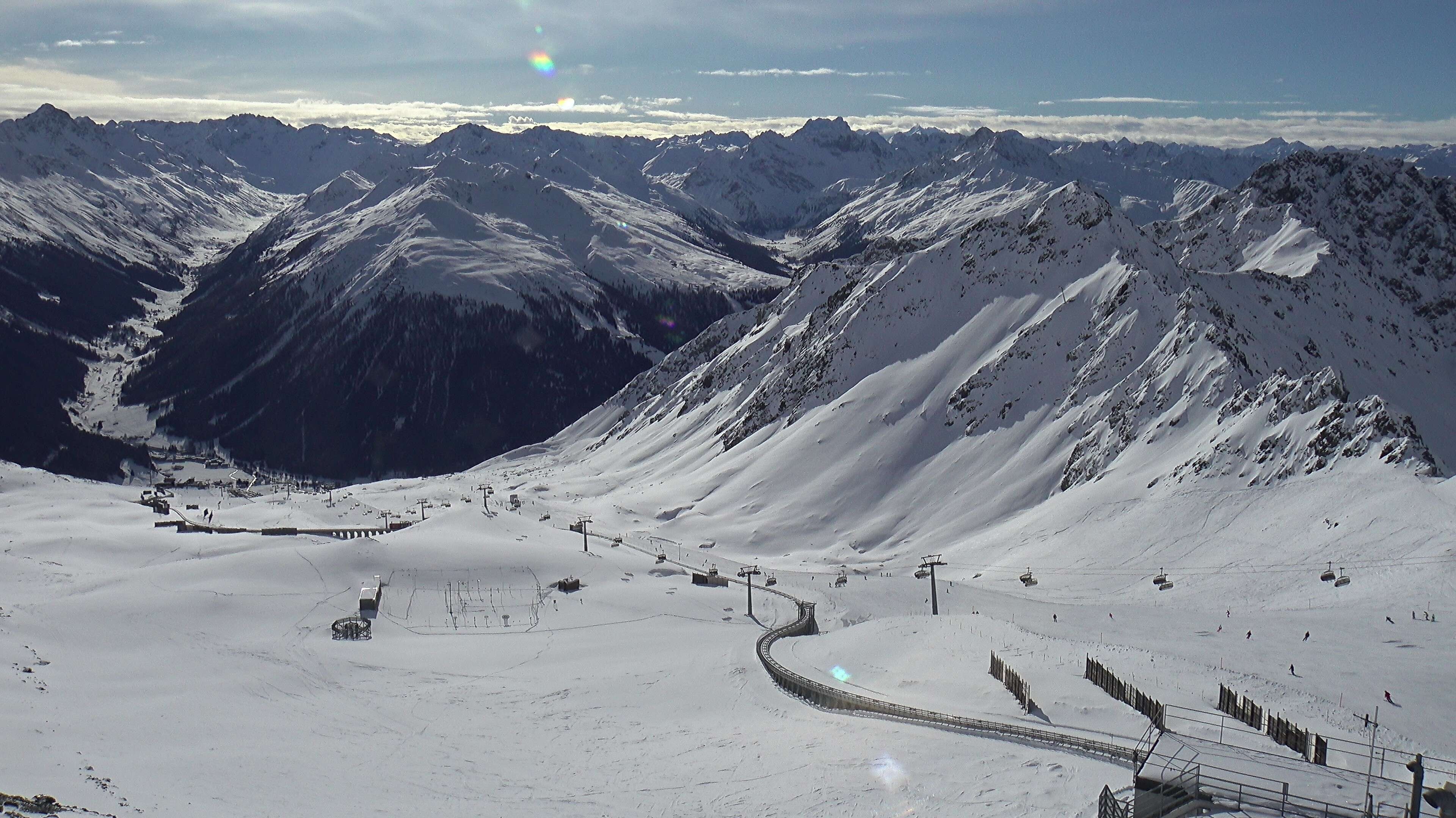 Archived image Webcam Parsenn: Blickrichtung Dorftäli