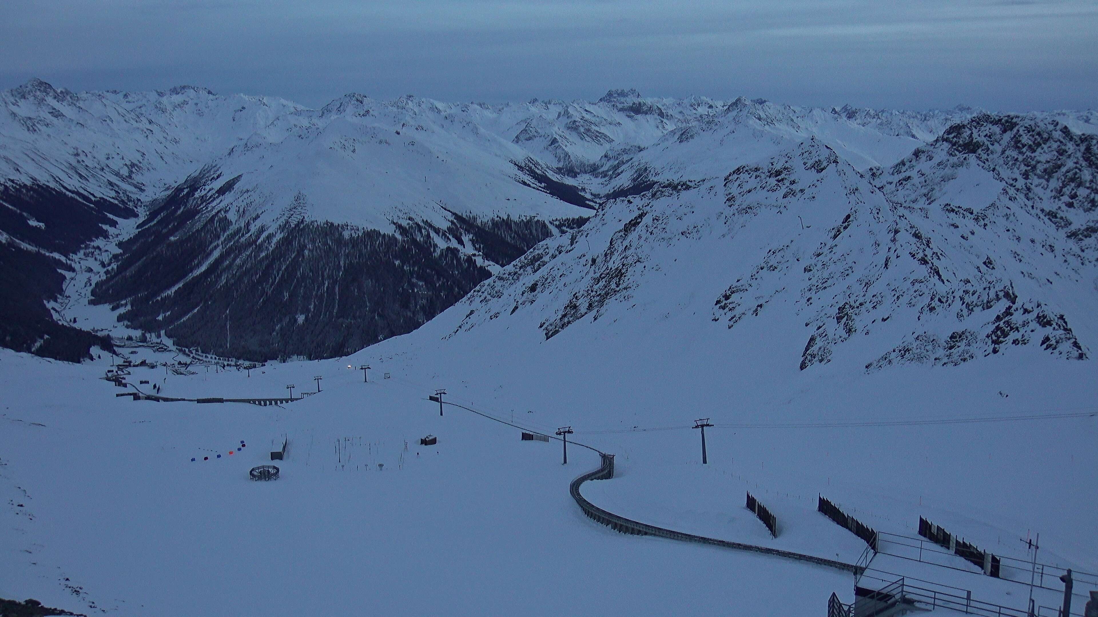 Archiv Foto Webcam Davos Klosters: Parsenn Weissfluhjoch