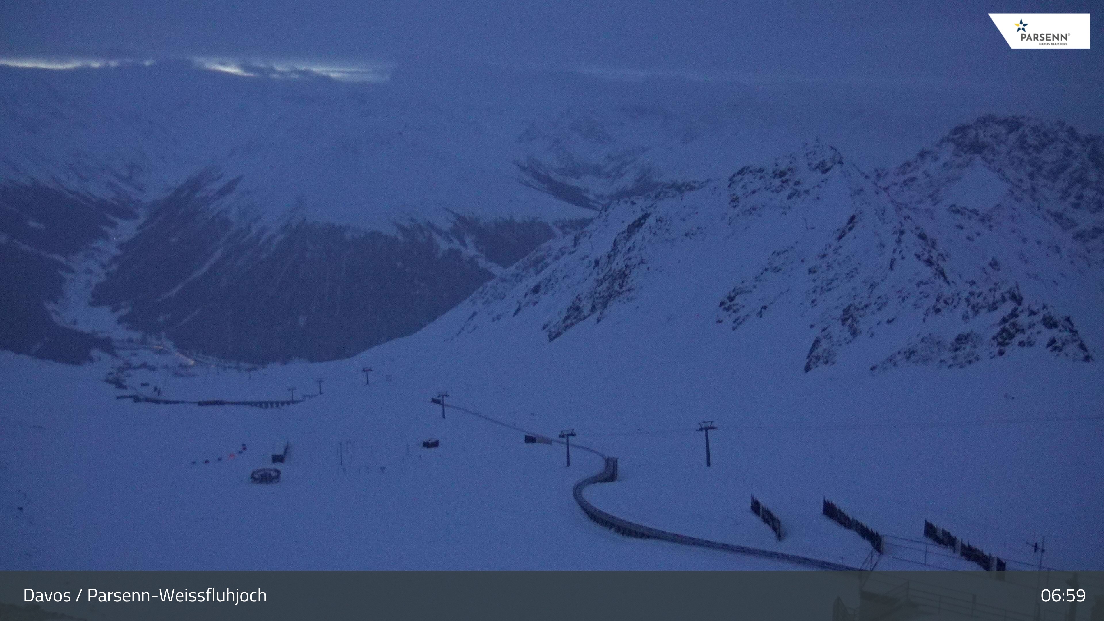 Archiv Foto Webcam Davos Klosters: Parsenn Weissfluhjoch