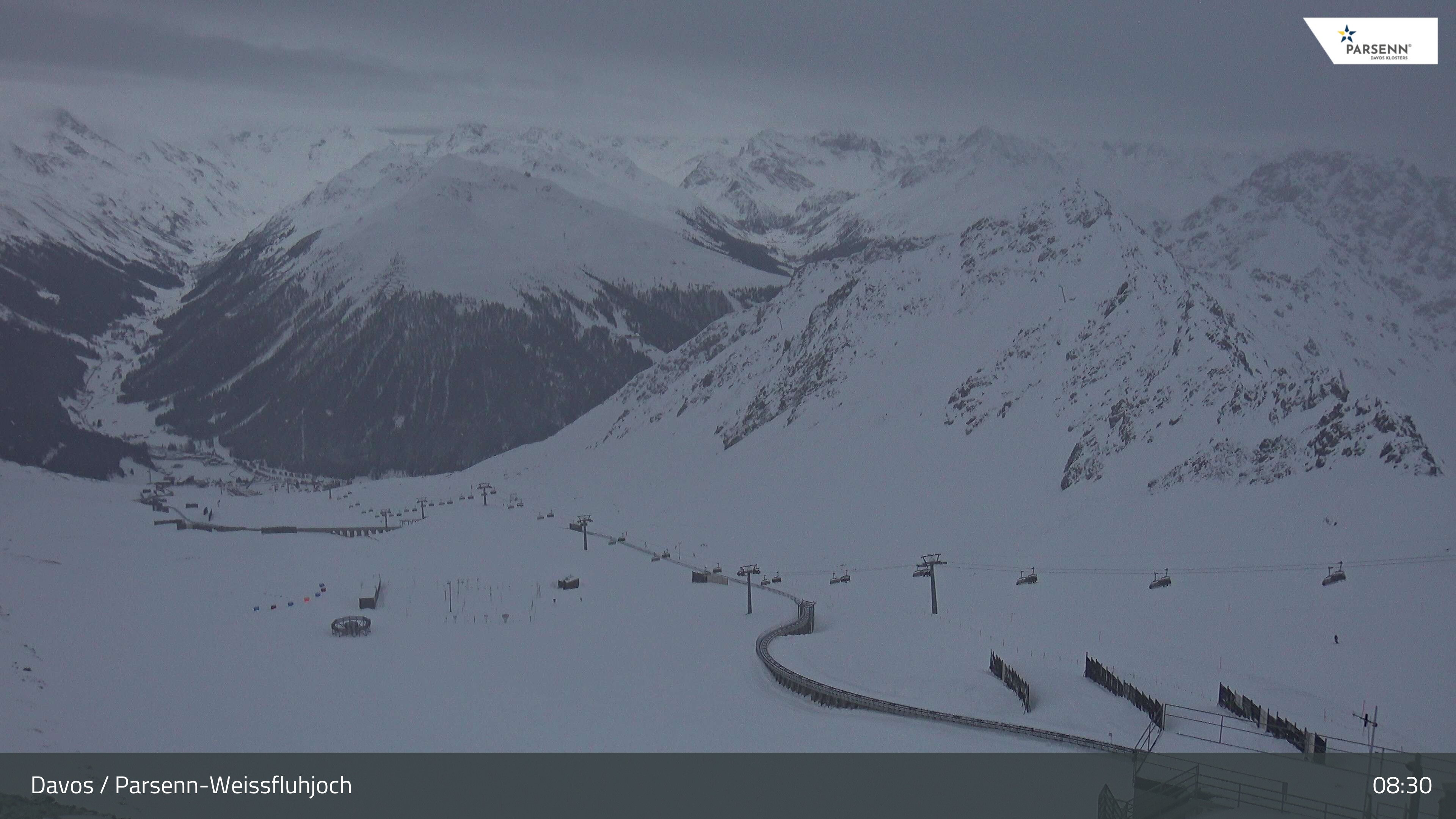 Archiv Foto Webcam Davos Klosters: Parsenn Weissfluhjoch