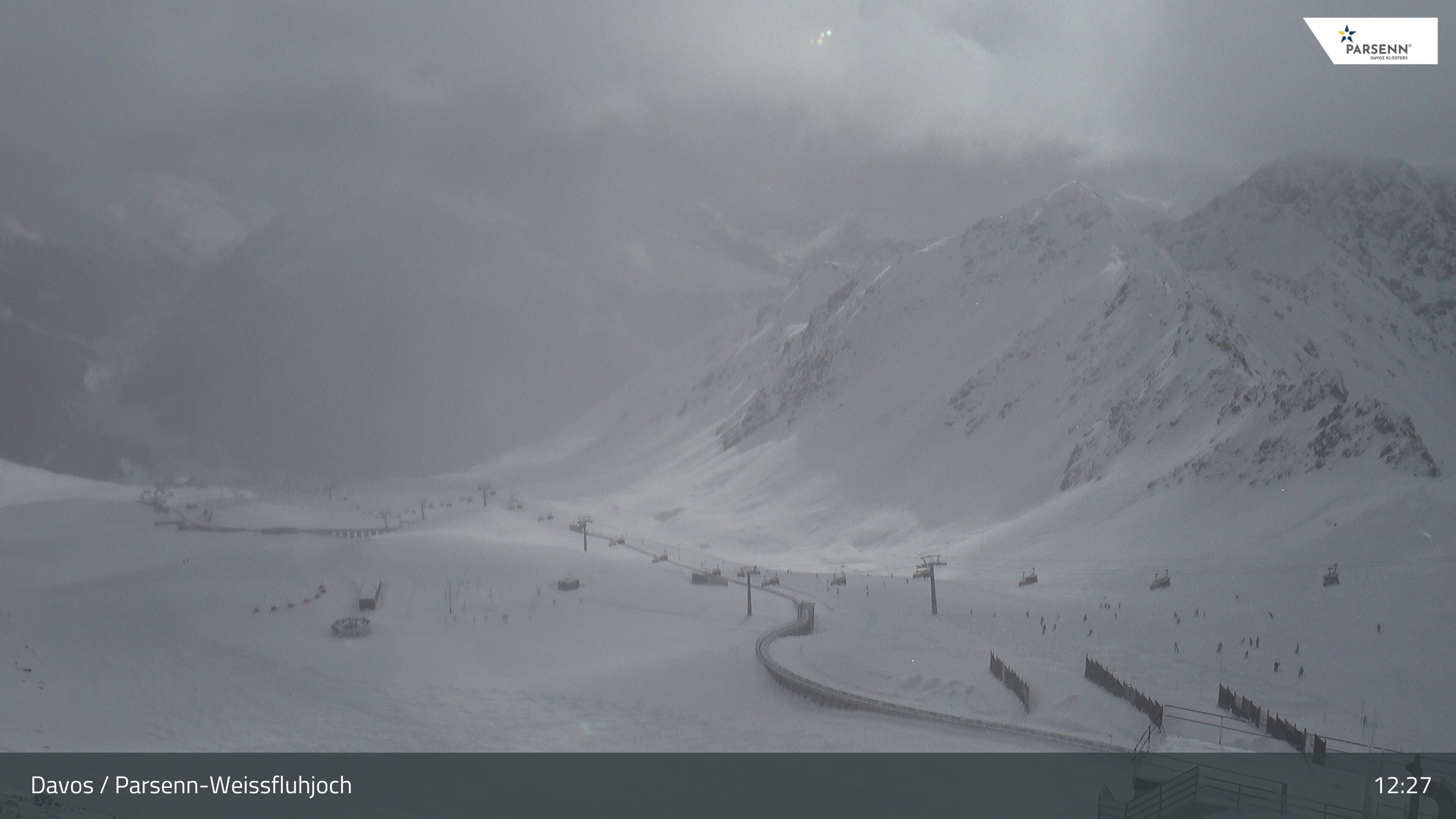Archiv Foto Webcam Davos Klosters: Parsenn Weissfluhjoch