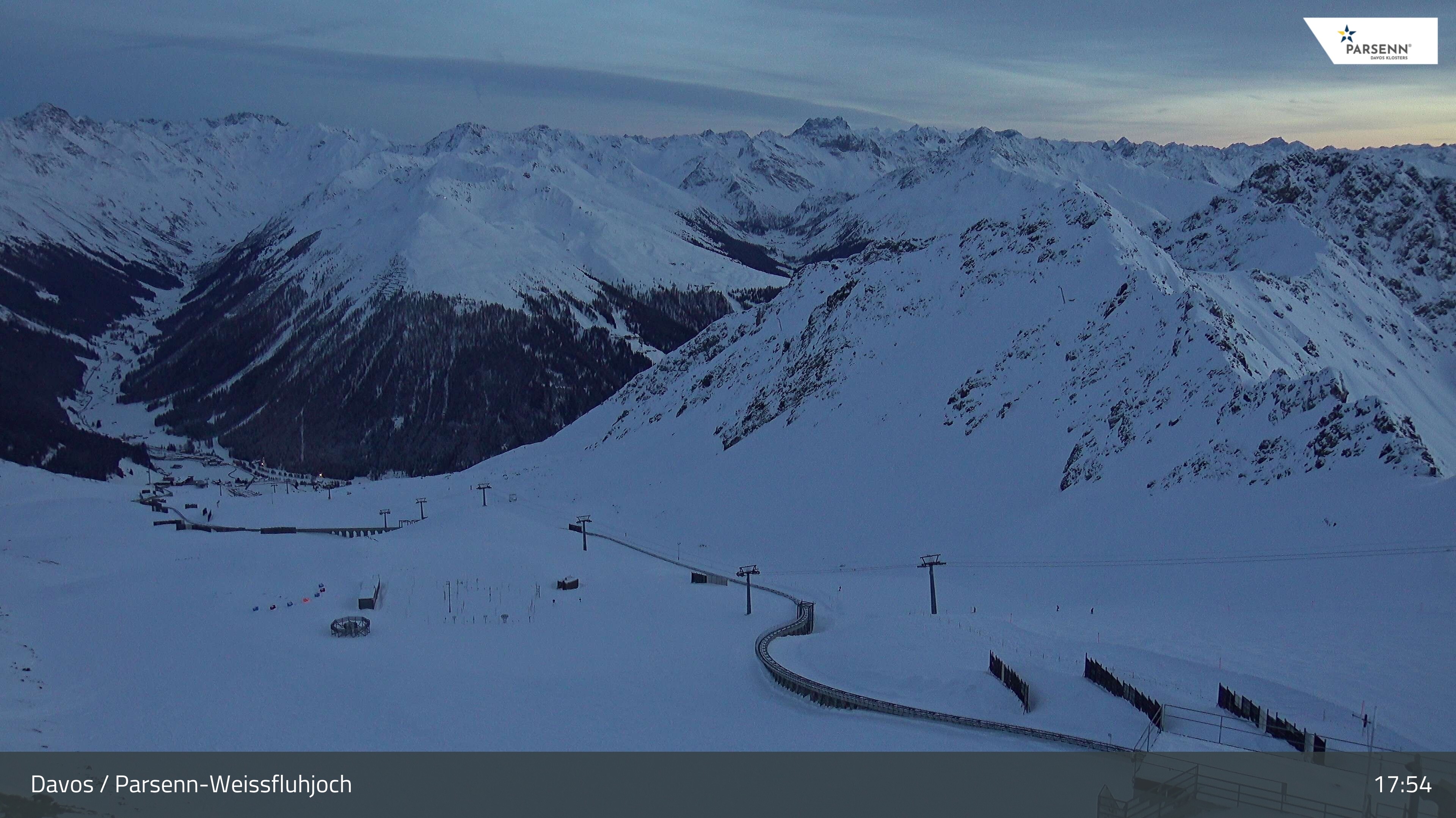 Archiv Foto Webcam Davos Klosters: Parsenn Weissfluhjoch