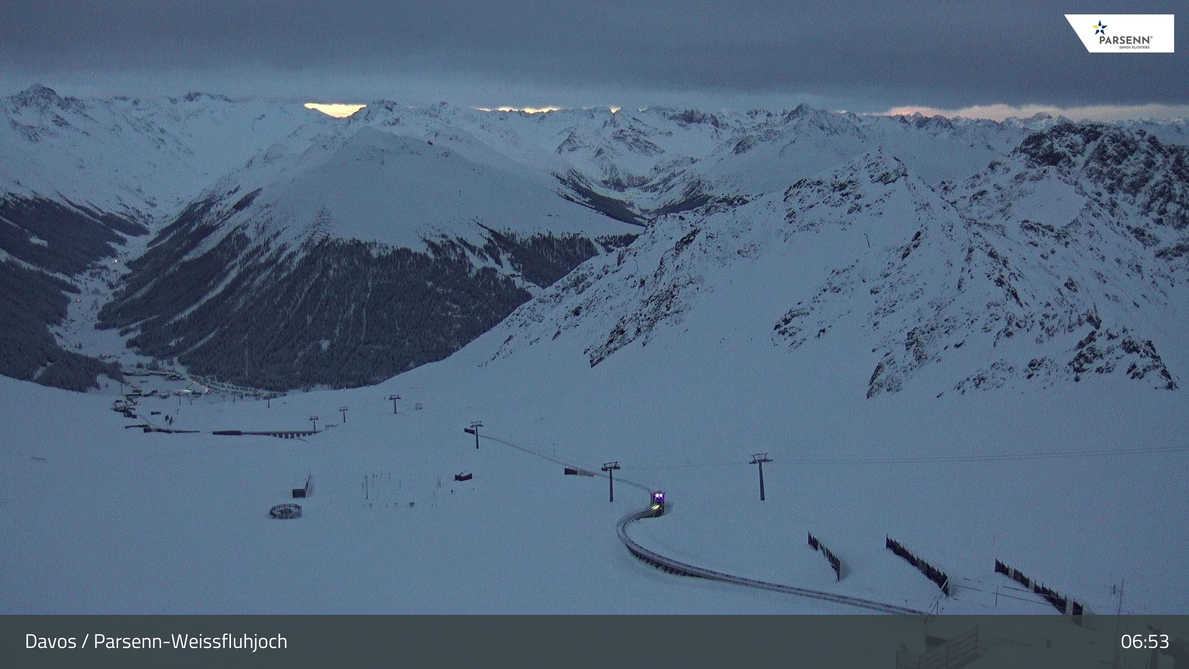 Archiv Foto Webcam Davos Klosters: Parsenn Weissfluhjoch