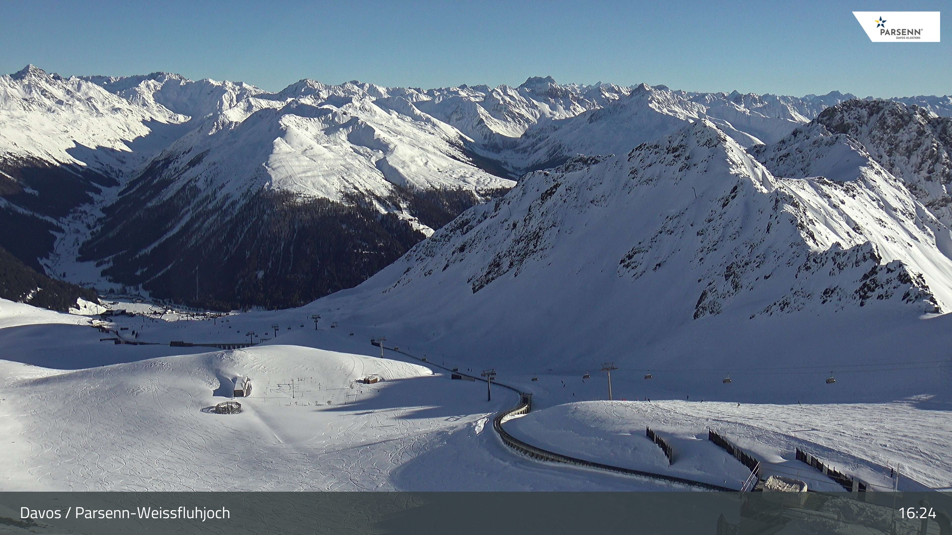 Archiv Foto Webcam Davos Klosters: Parsenn Weissfluhjoch