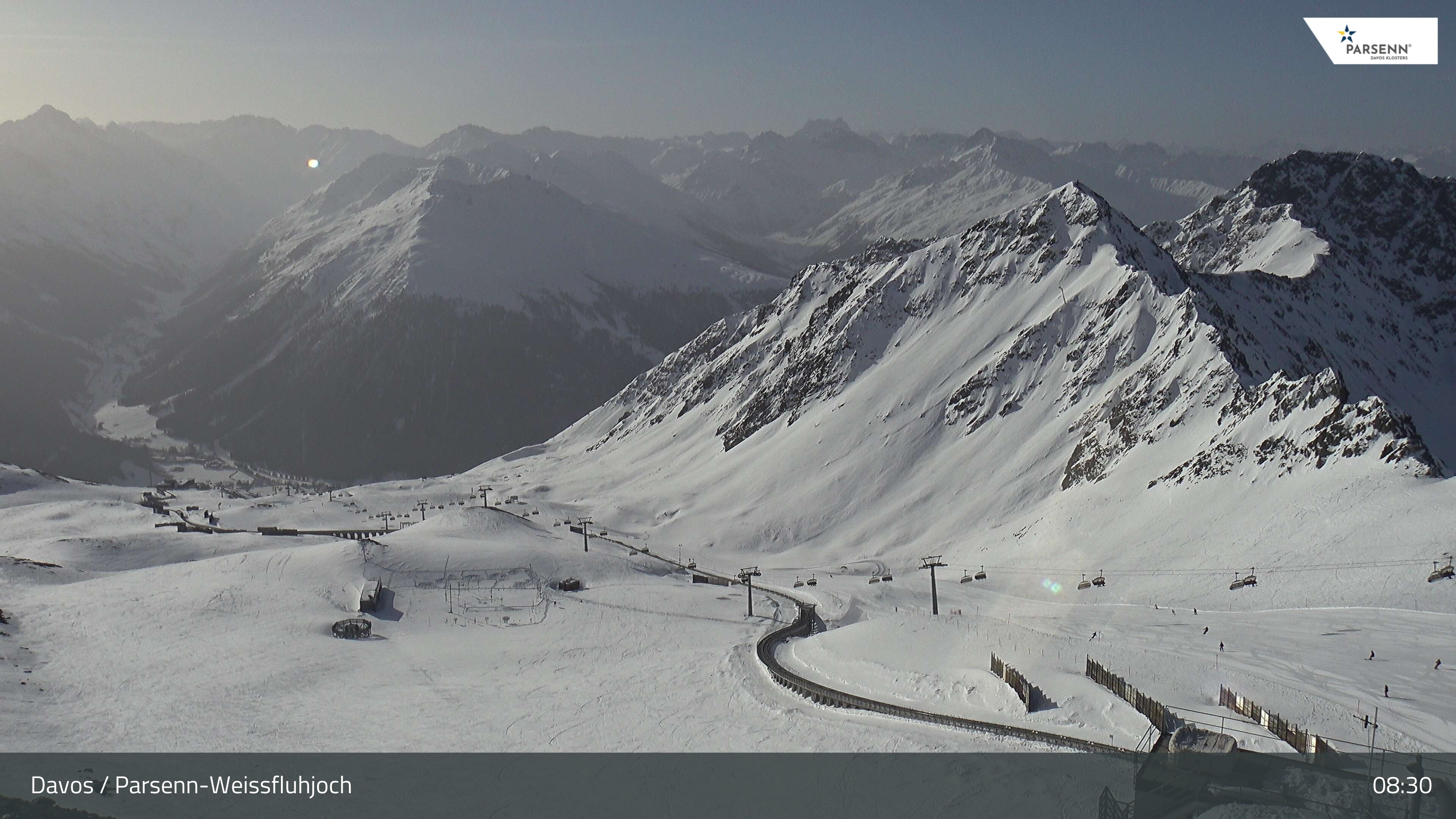 Archiv Foto Webcam Davos Klosters: Parsenn Weissfluhjoch