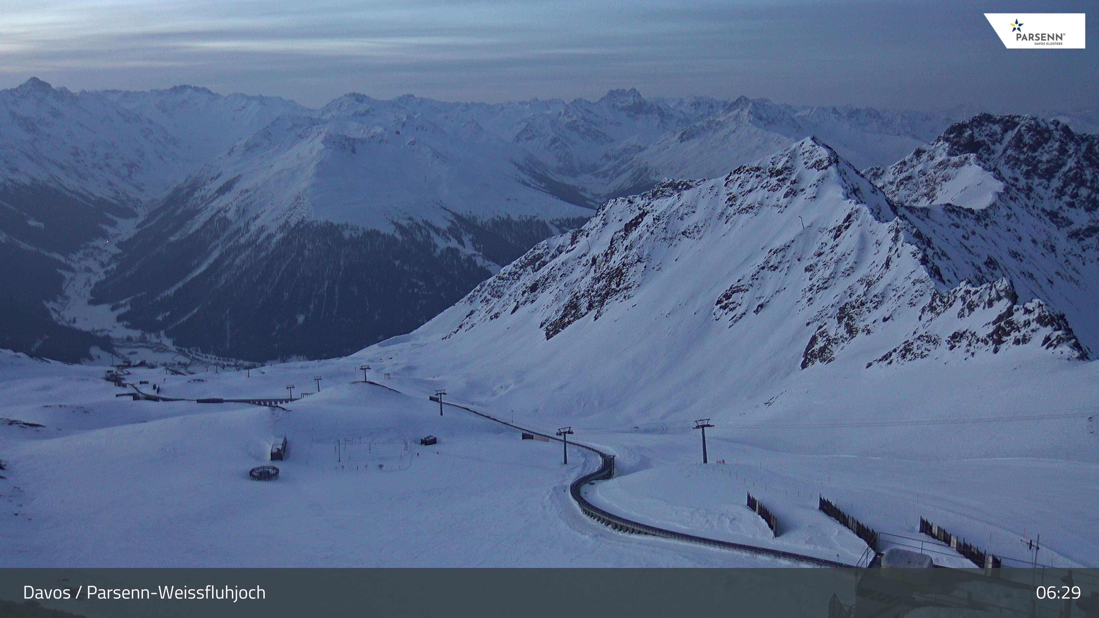 Archiv Foto Webcam Davos Klosters: Parsenn Weissfluhjoch