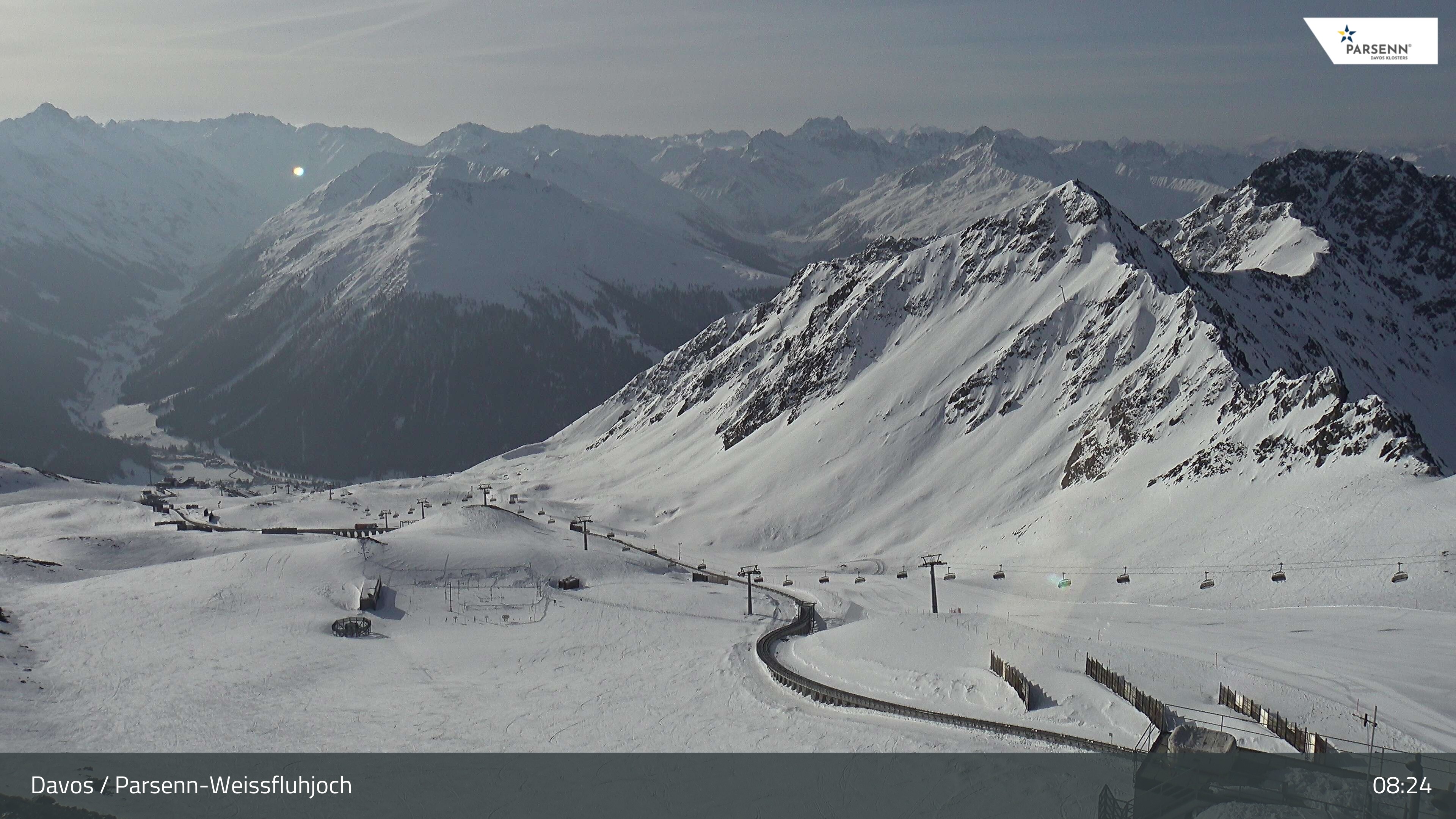 Archiv Foto Webcam Davos Klosters: Parsenn Weissfluhjoch